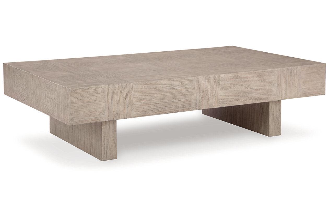 Jorlaina Light Grayish Brown Coffee Table and 2 End Tables - Image 2