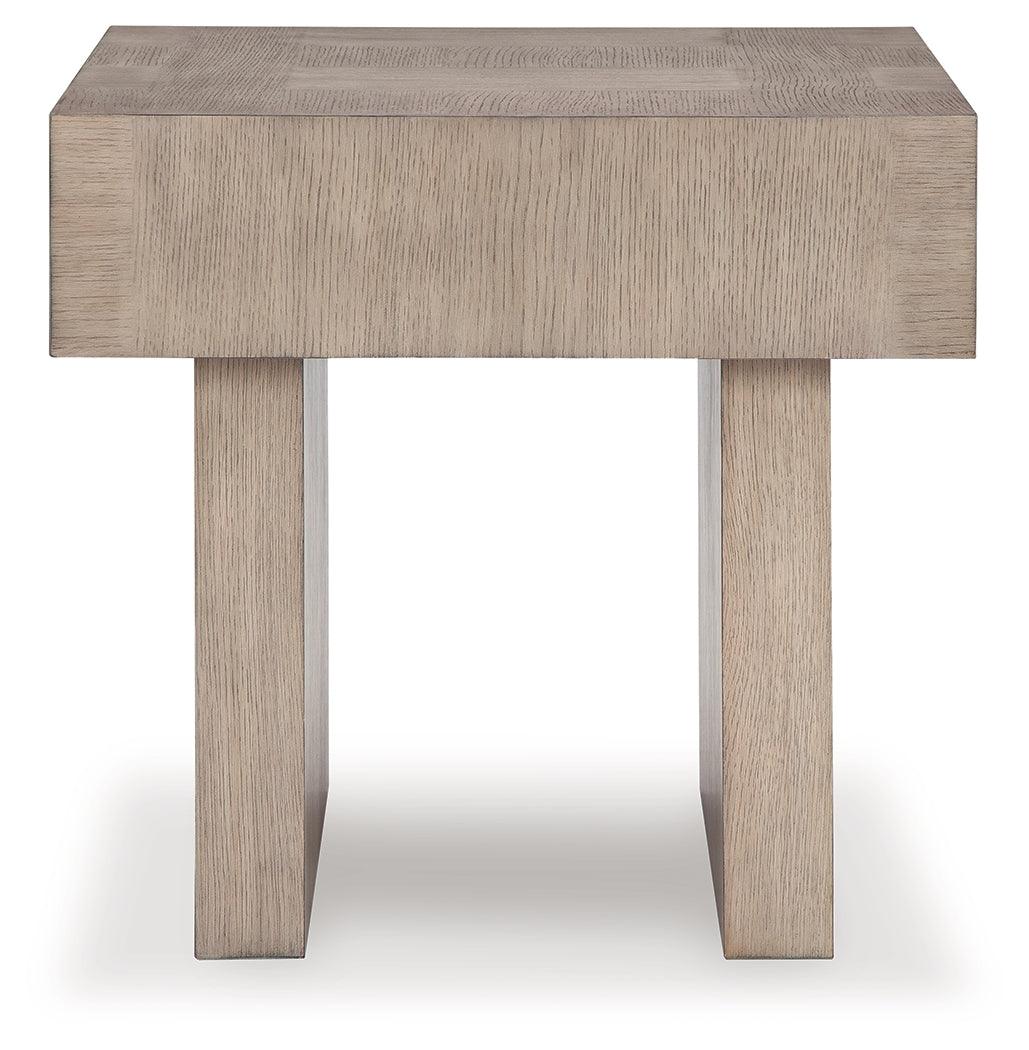 Jorlaina Light Grayish Brown End Table - Image 2