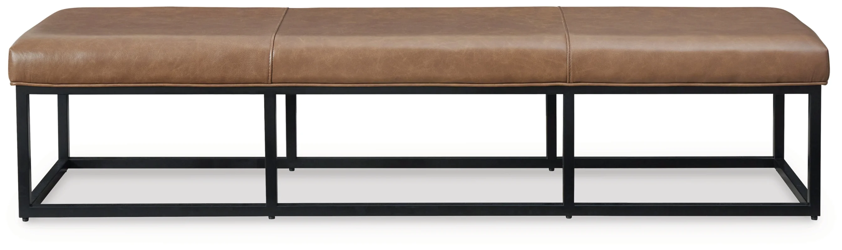 Joston Caramel Accent Bench - Image 3