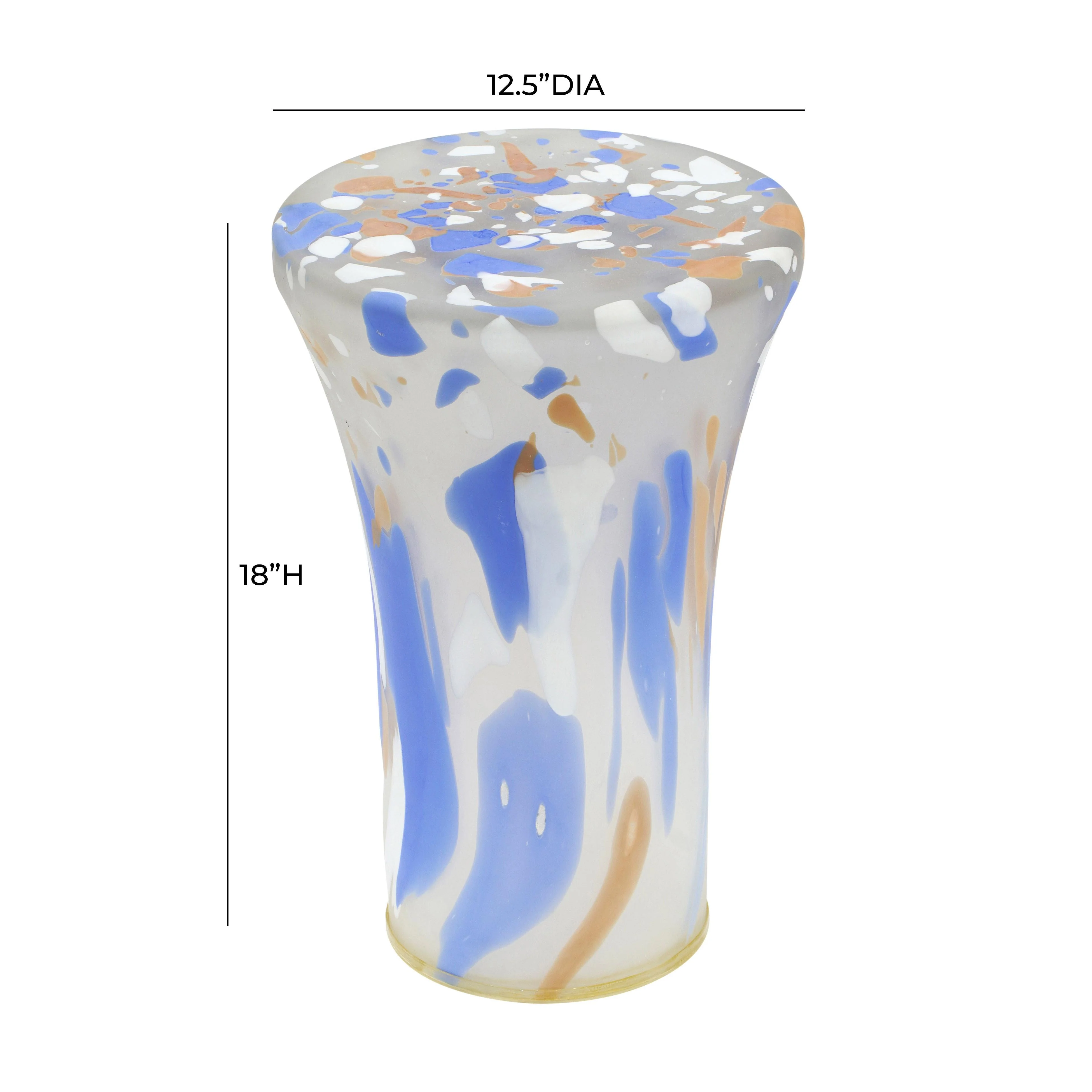 Journee Glass Side Table - Image 5