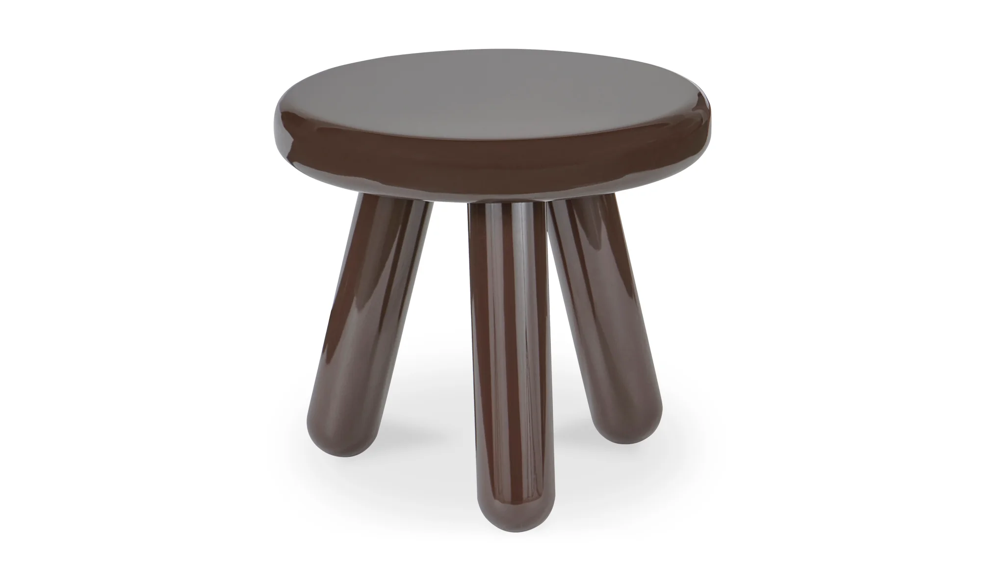 Joy Accent Table Dark Brown Lacquer - Image 2