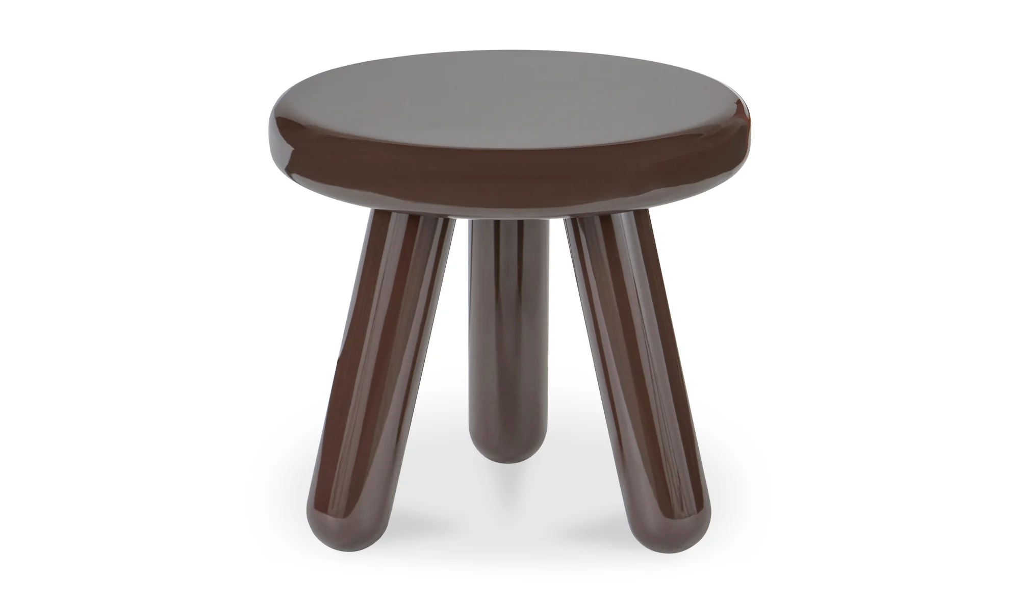 Joy Accent Table Dark Brown Lacquer - Image 3