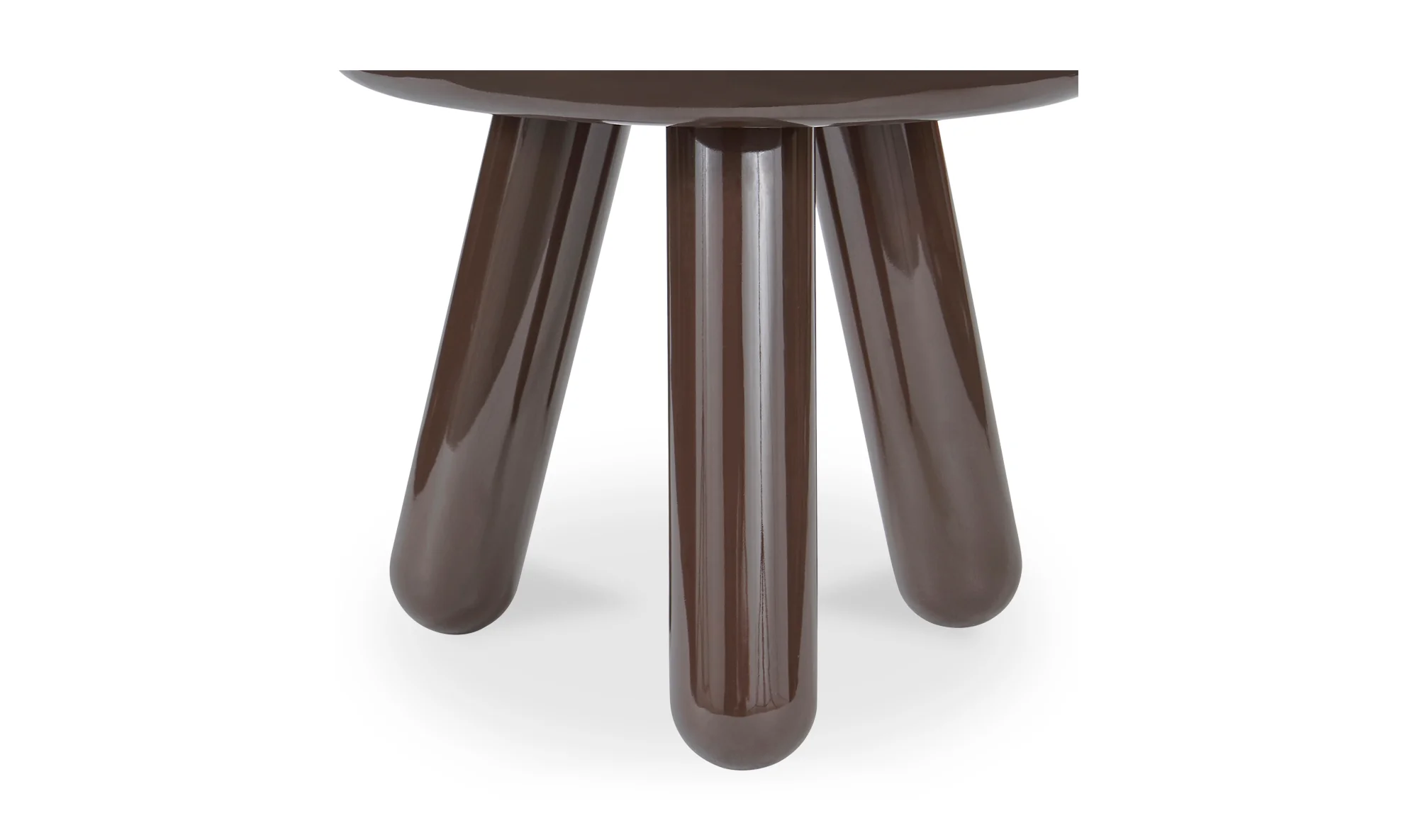 Joy Accent Table Dark Brown Lacquer - Image 4