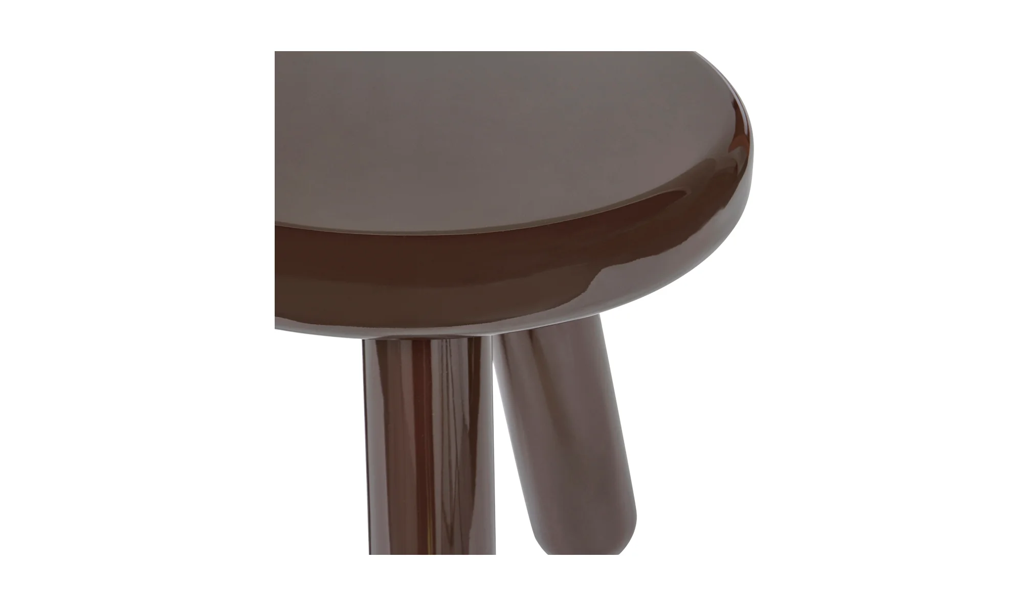 Joy Accent Table Dark Brown Lacquer - Image 5