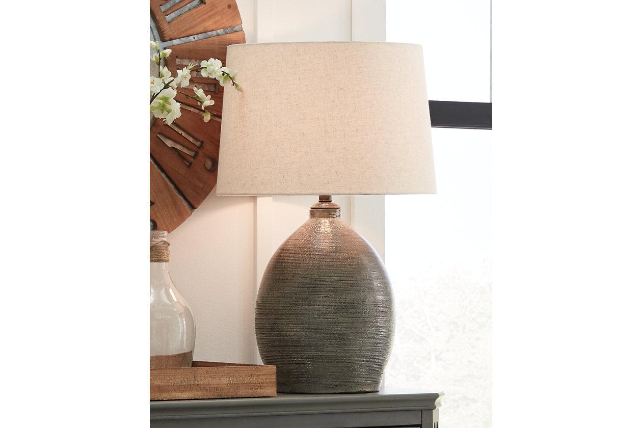 Joyelle Gray Table Lamp - Image 3