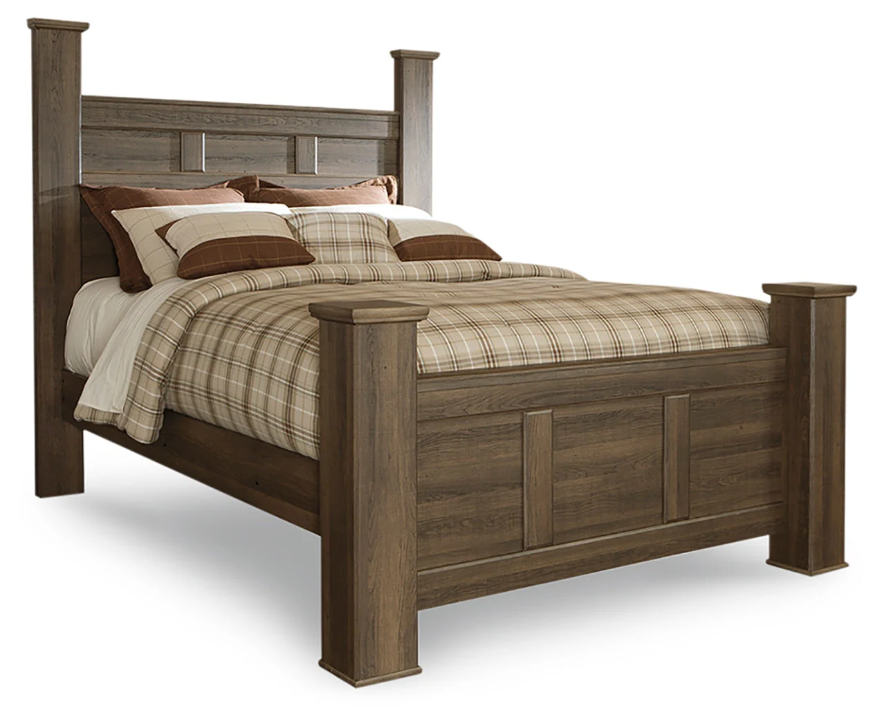 Juararo Dark Brown Poster Bedroom Set - Image 19