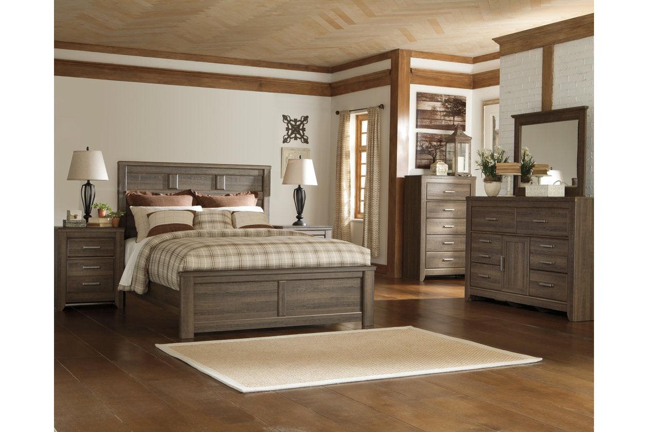 Juararo Dark Brown Queen Panel Bed - Image 2