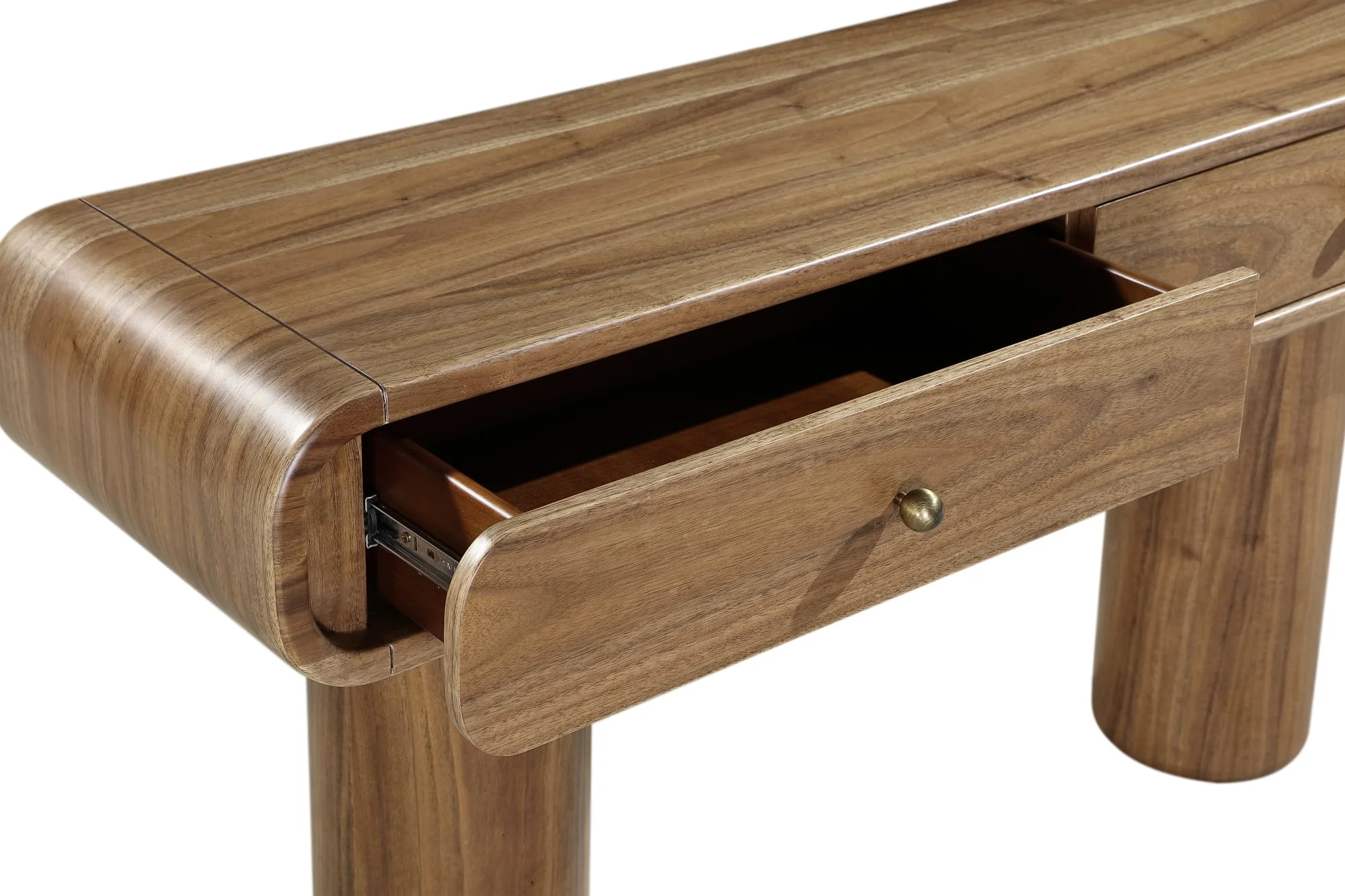 Juba Mongoose Walnut Console Table - Image 5
