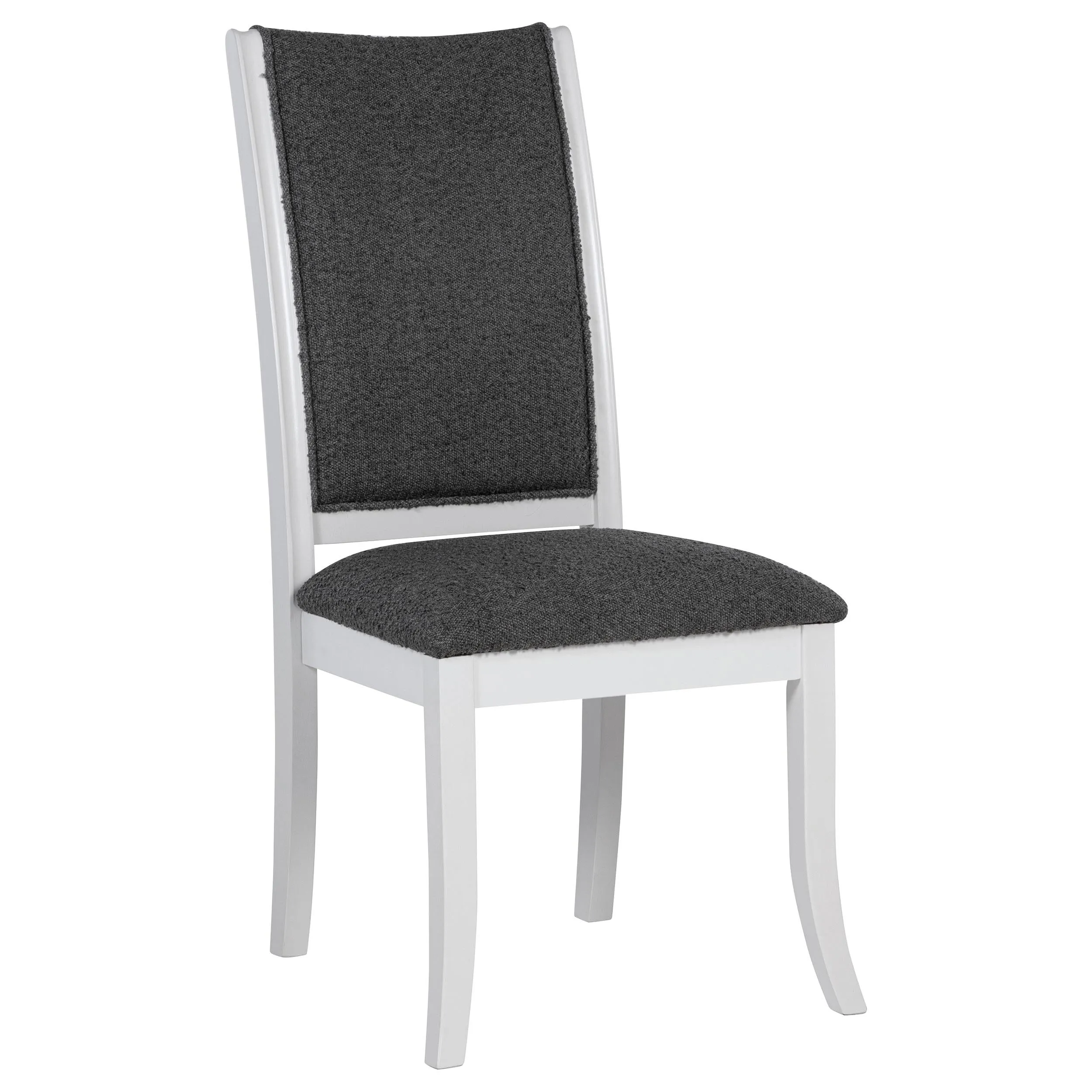 Judd Pearl White and Gray Dining Side Chair, Set of 2 - Image 2
