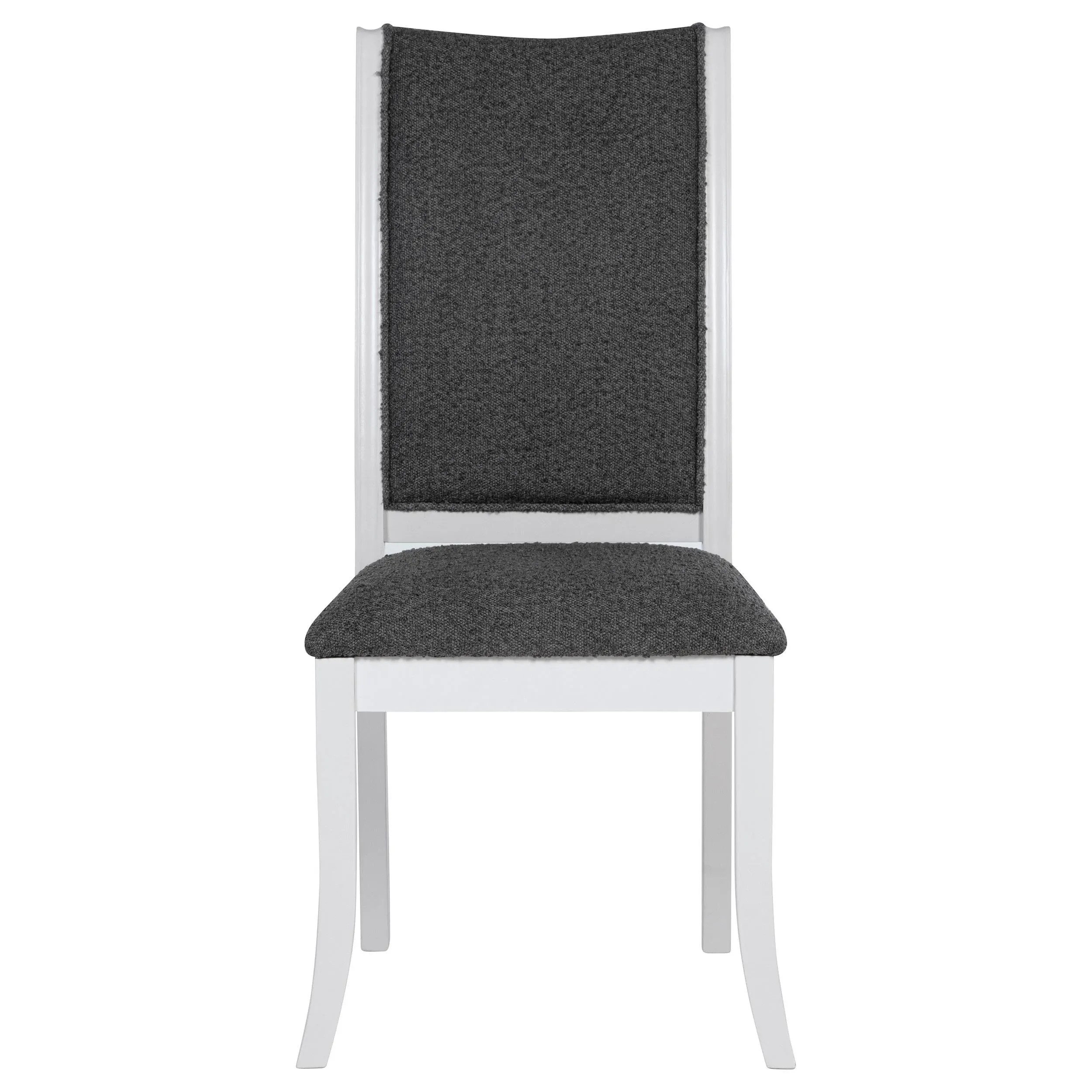 Judd Pearl White and Gray Dining Side Chair, Set of 2 - Image 3
