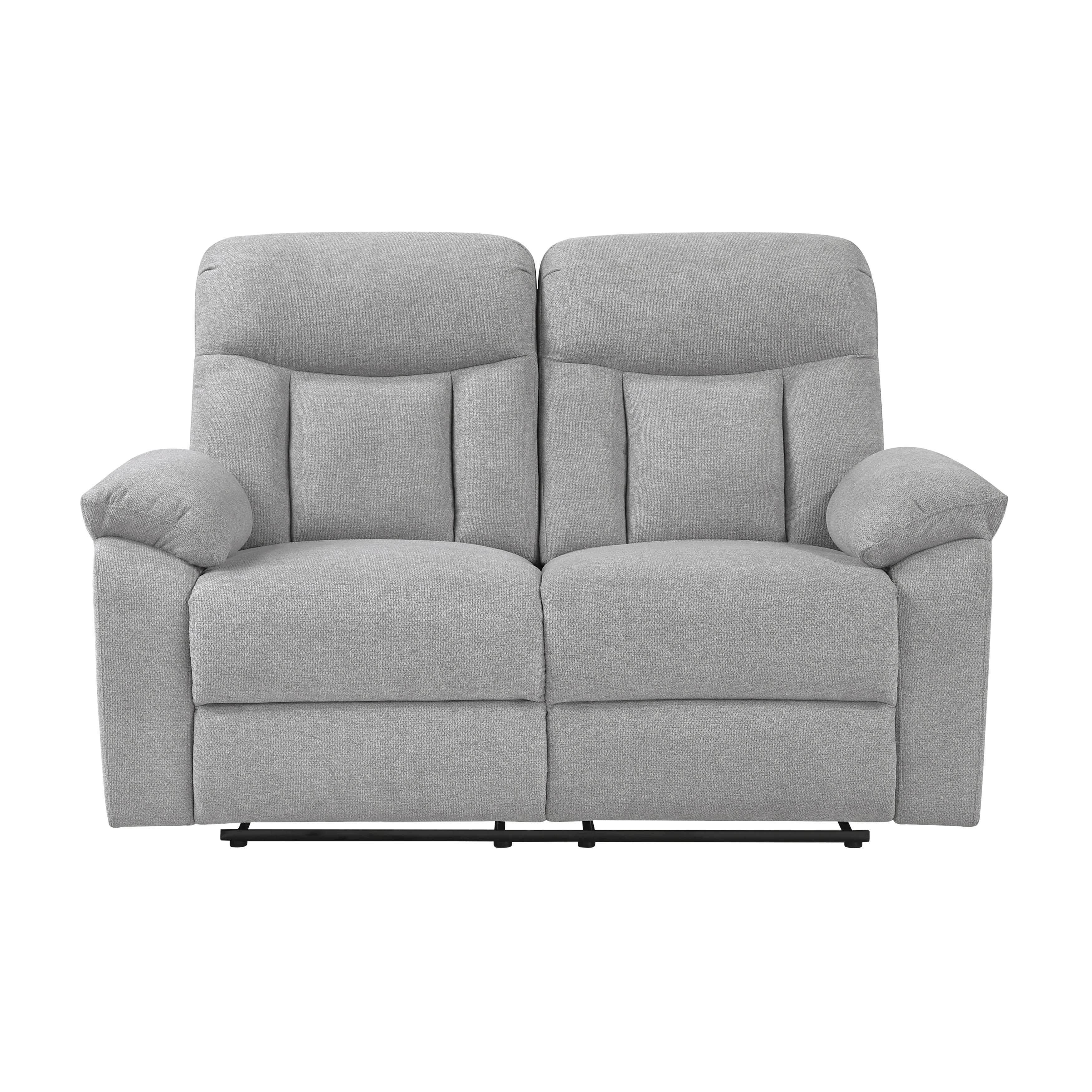 Jules Gray Double Reclining Love Seat - Image 9