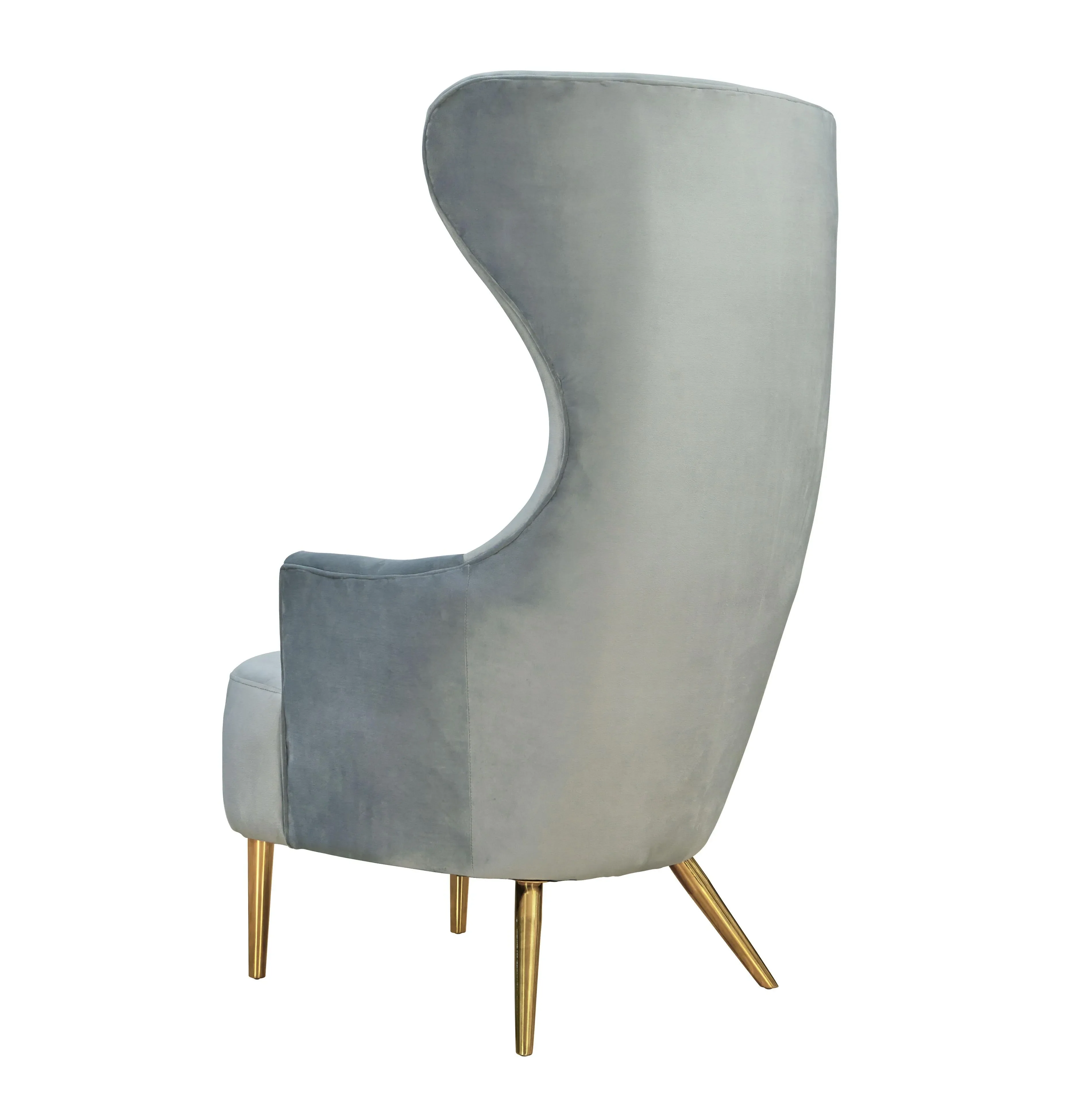 Julia Velvet Wingback Chair by Inspire Me! Home Decor - Image 17
