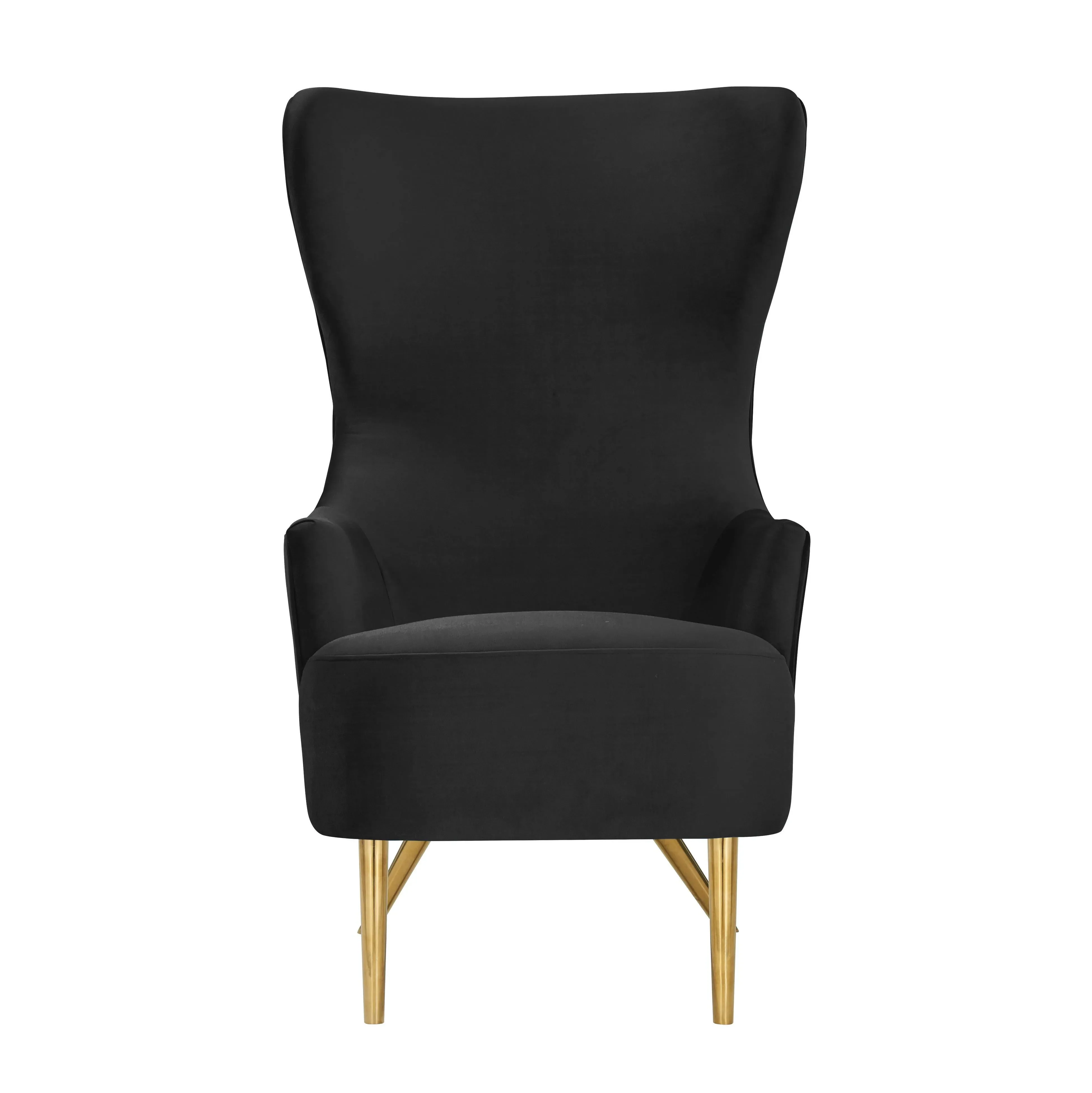 Julia Velvet Wingback Chair by Inspire Me! Home Decor - Image 22