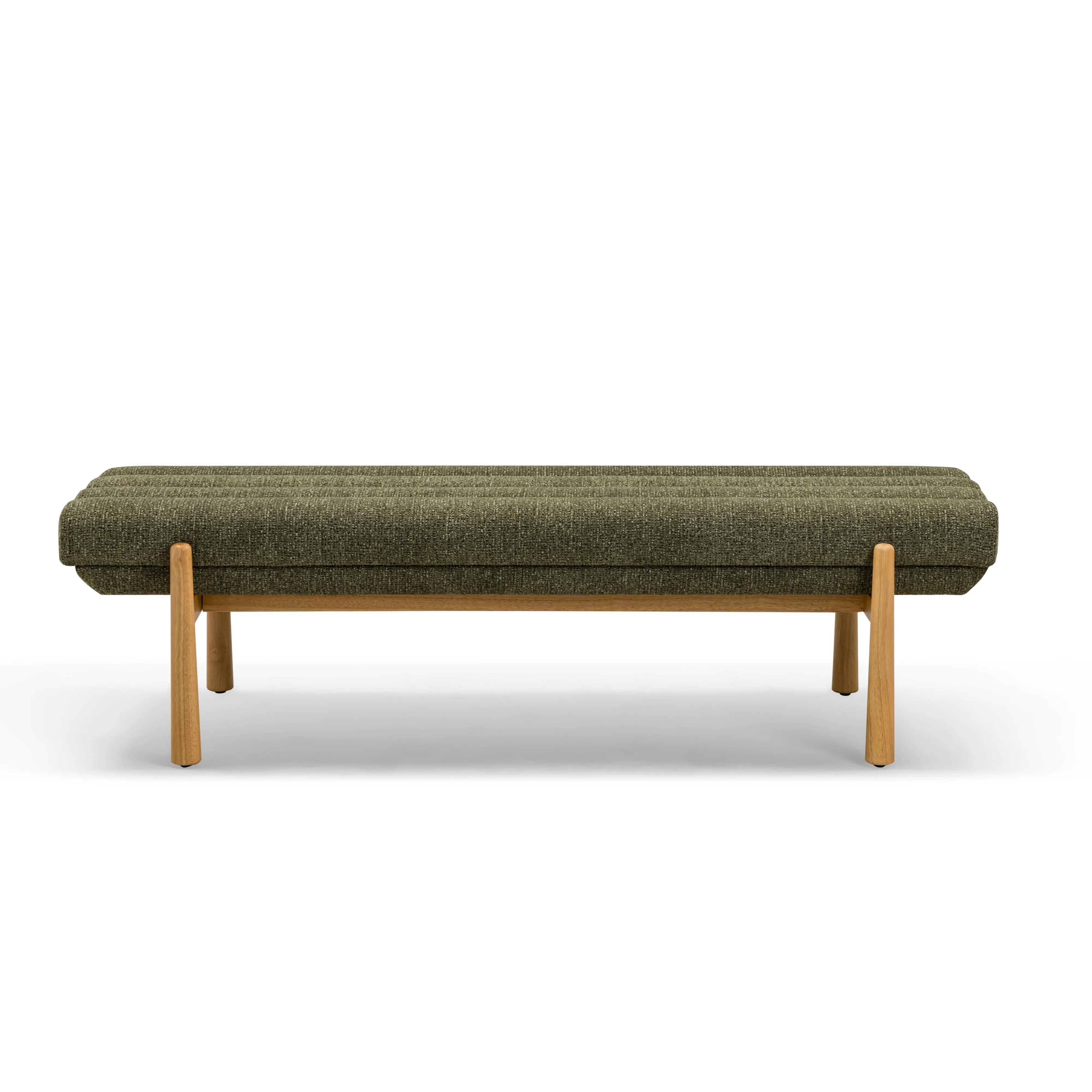 Julianna 56" Textured Fabric Bench - Image 12