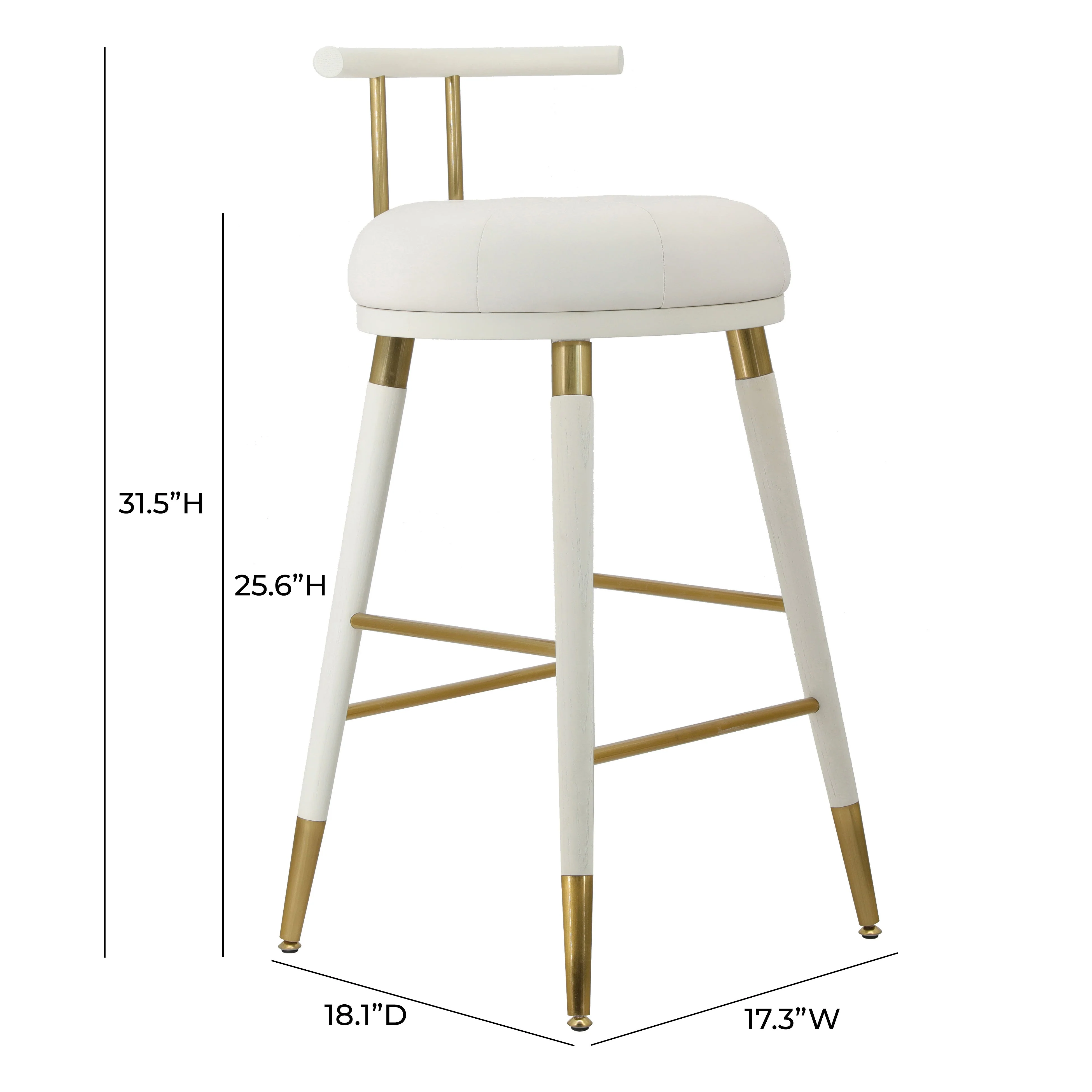 Juniper Performance Vegan Leather Stool - Image 12