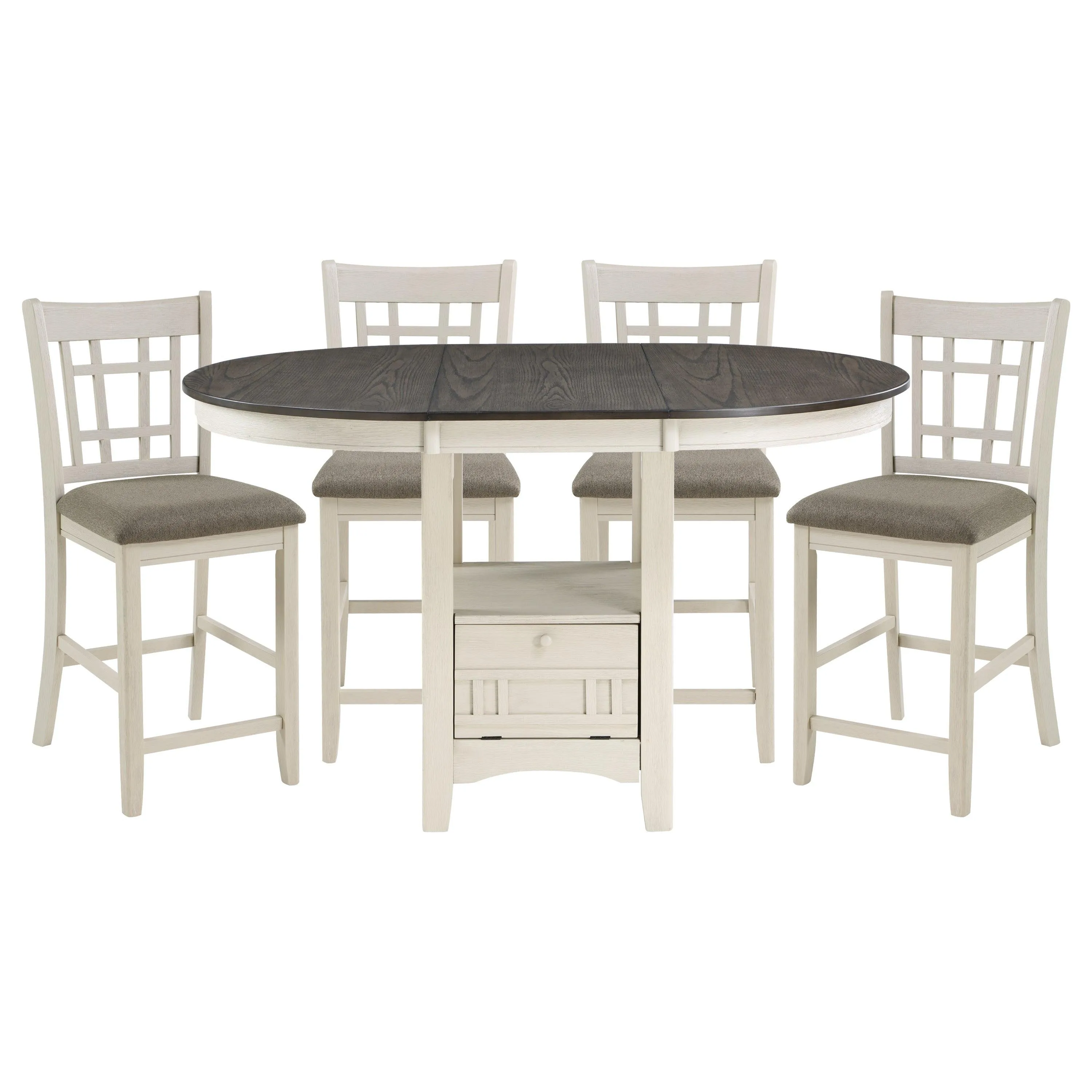 Junipero White Extendable Counter Height Set - Image 2