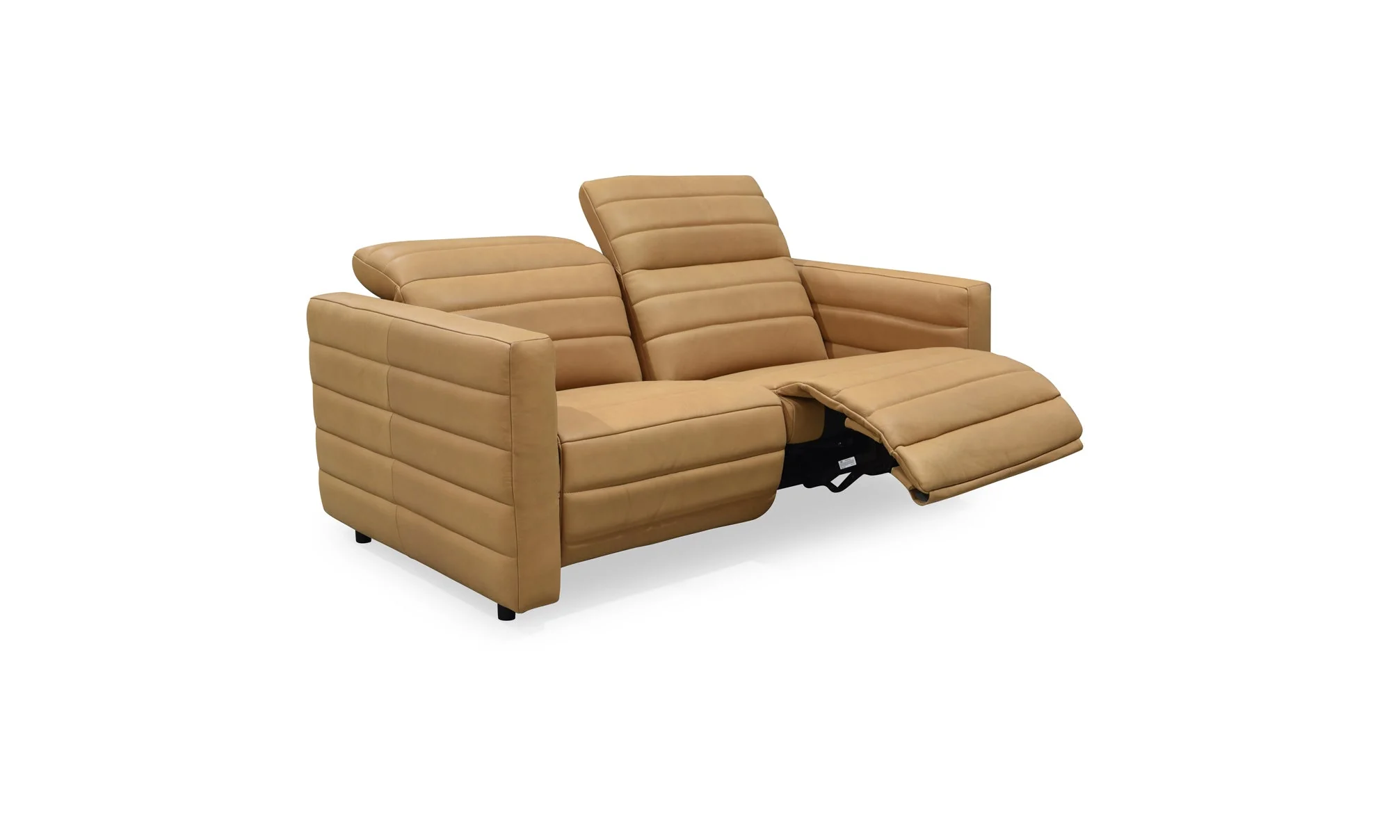 Juno Power Recliner Sofa Tan Leather - Image 2