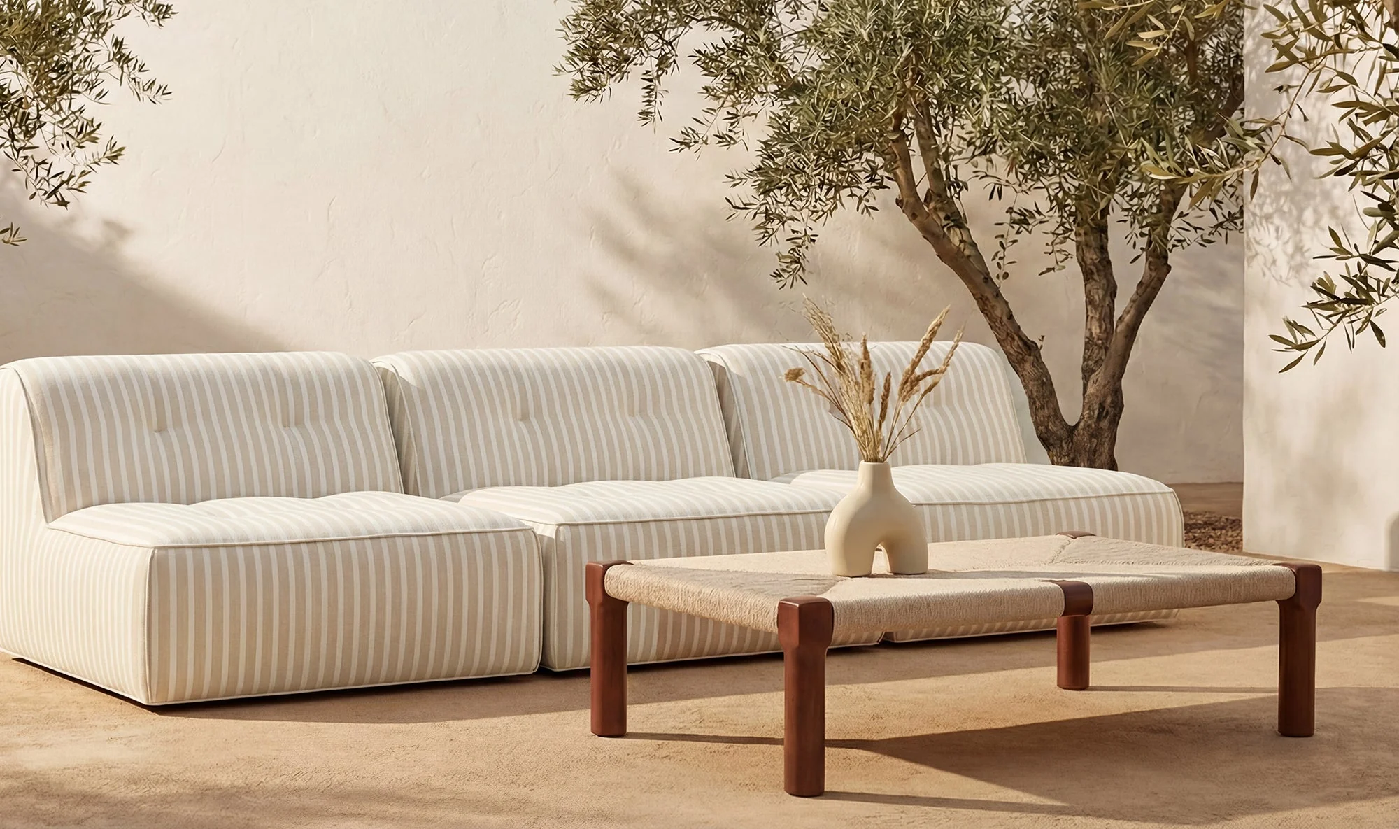 Kaia Outdoor Coffee Table Dark Brown - Image 5