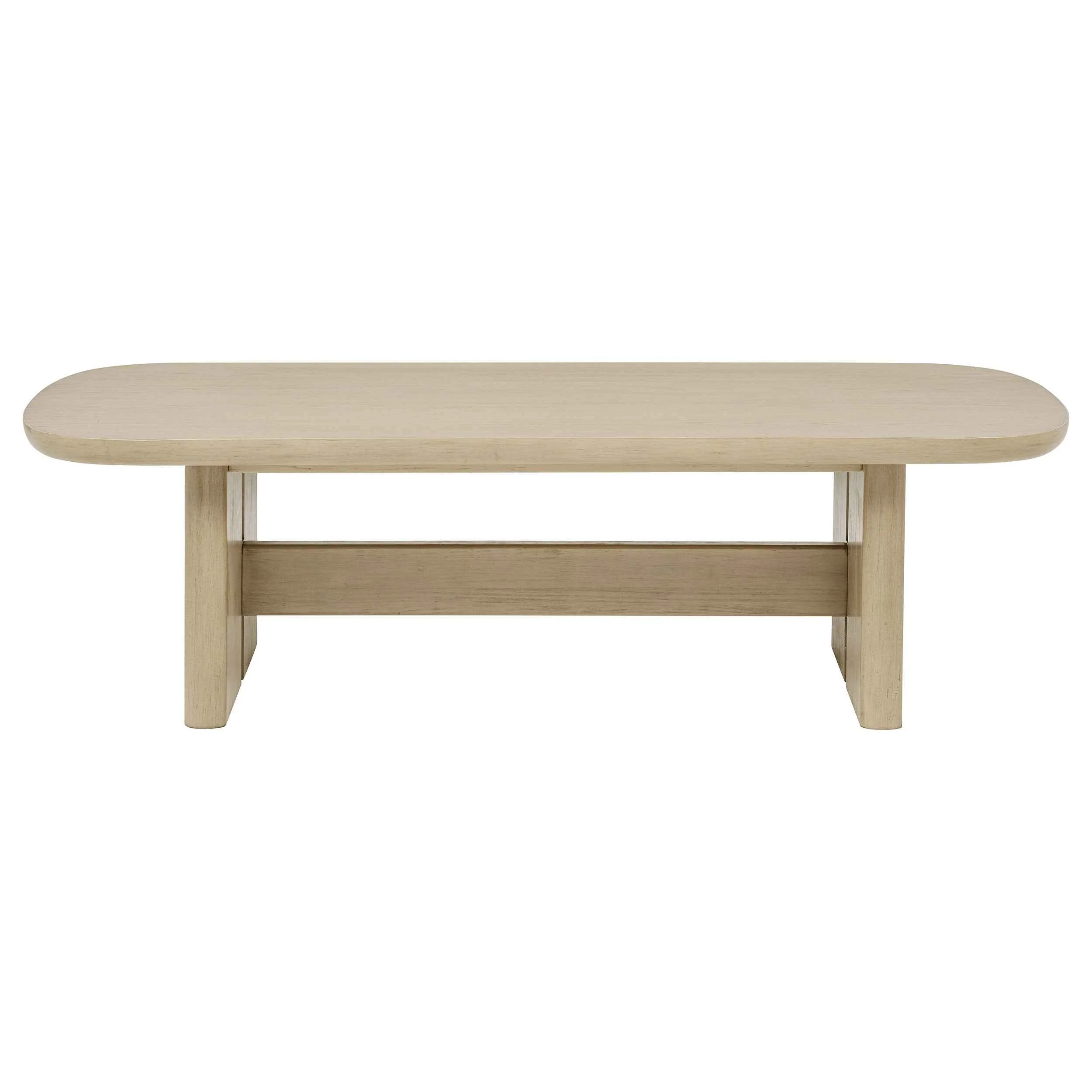 Kailani Beige Oak 3-piece Coastal Coffee and End Table Set - Image 8