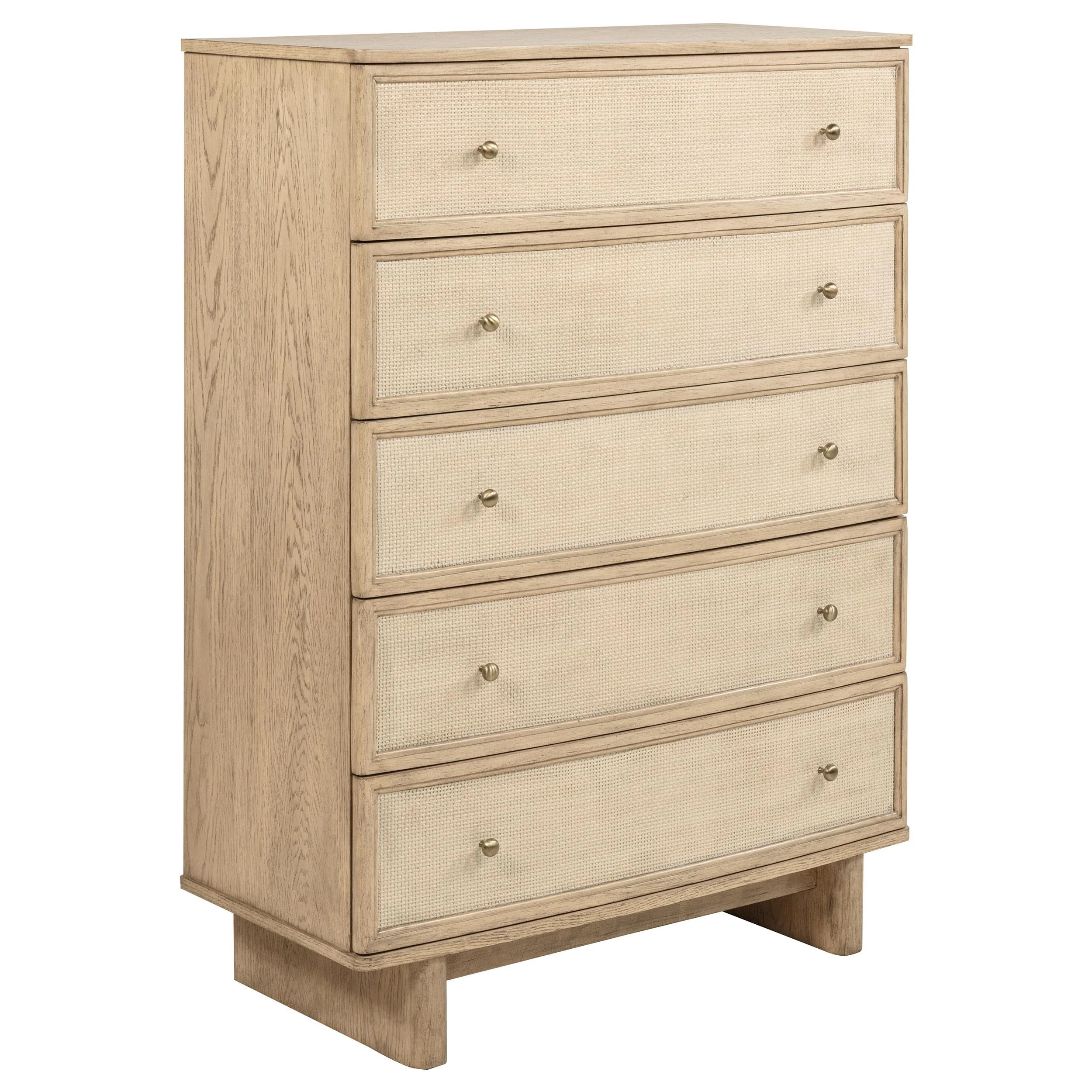 Kailani Beige Oak 5-Drawer Chest - Image 2