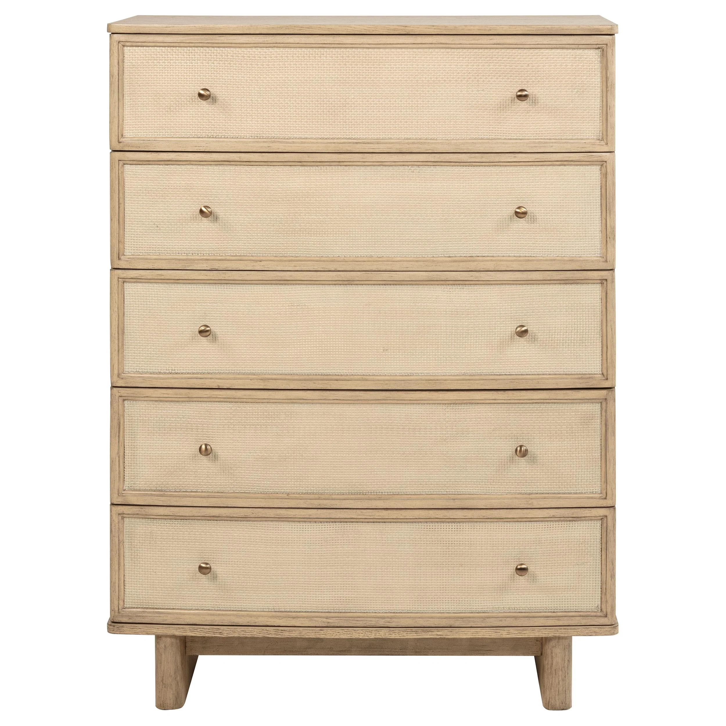 Kailani Beige Oak 5-Drawer Chest - Image 3