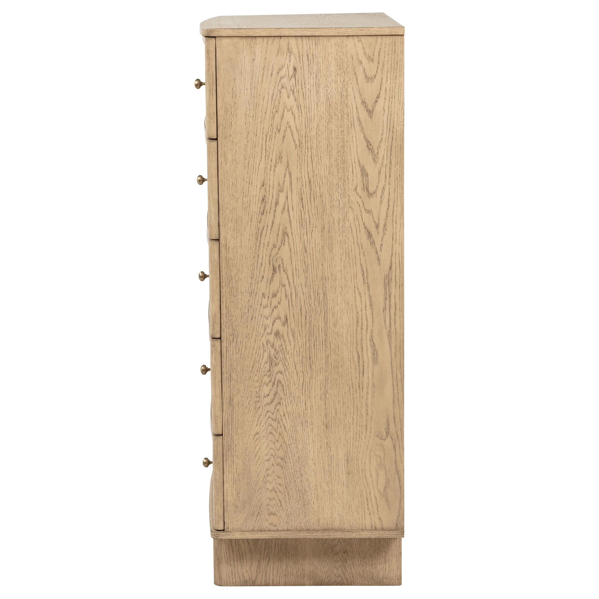 Kailani Beige Oak 5-Drawer Chest - Image 5
