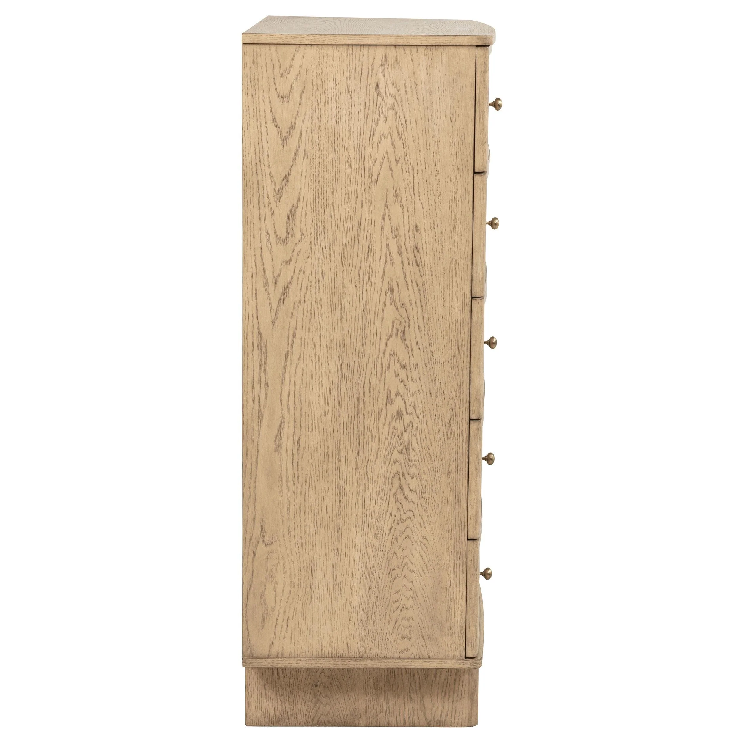 Kailani Beige Oak 5-Drawer Chest - Image 9