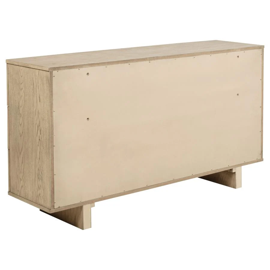 Kailani Beige Oak 5-Piece Eastern King Bedroom Set - Image 8