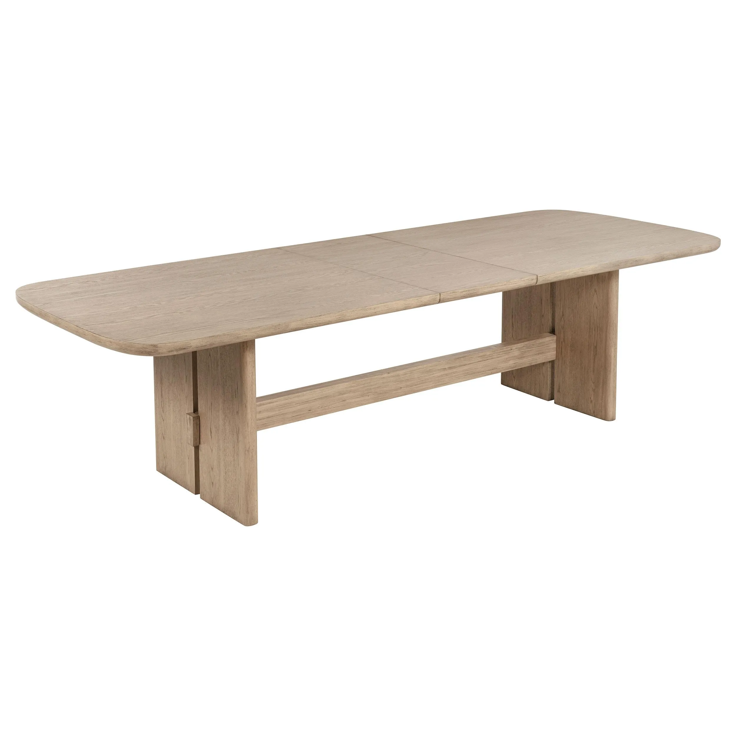Kailani Beige Oak 7-Piece Rectangular Wood Dining Table Set - Image 5