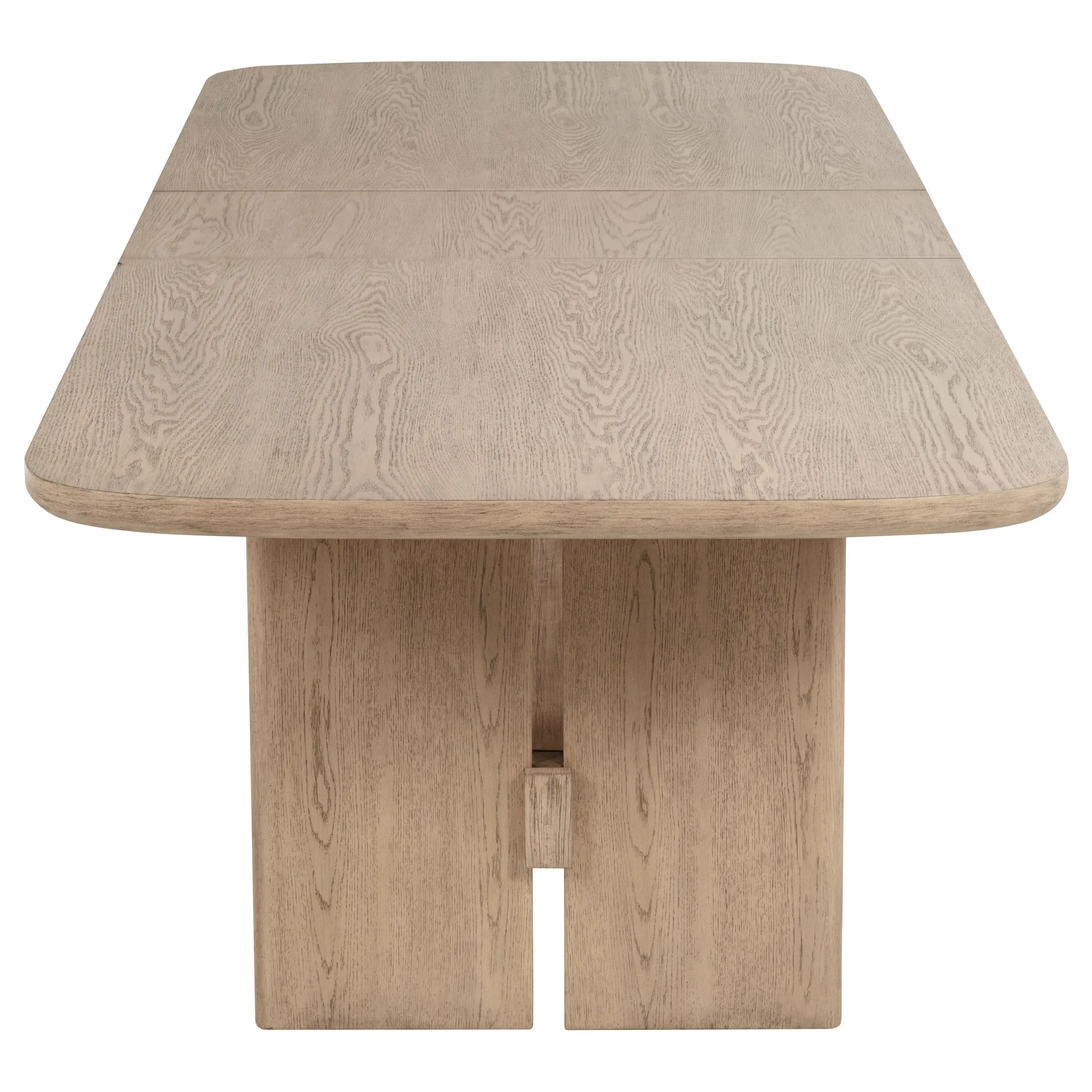 Kailani Beige Oak 7-Piece Rectangular Wood Dining Table Set - Image 7