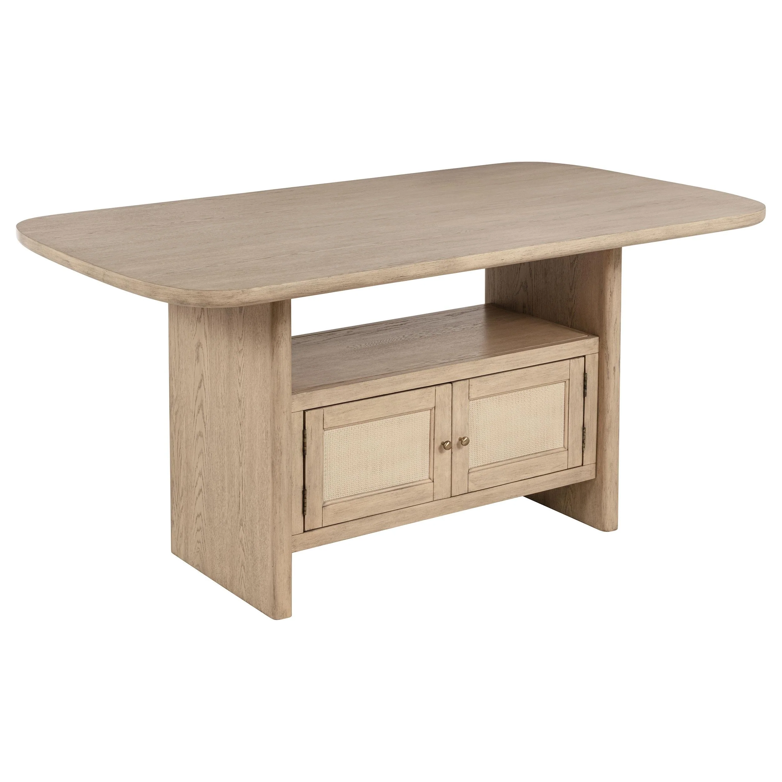 Kailani Beige Oak Counter Height Dining Set - Image 2