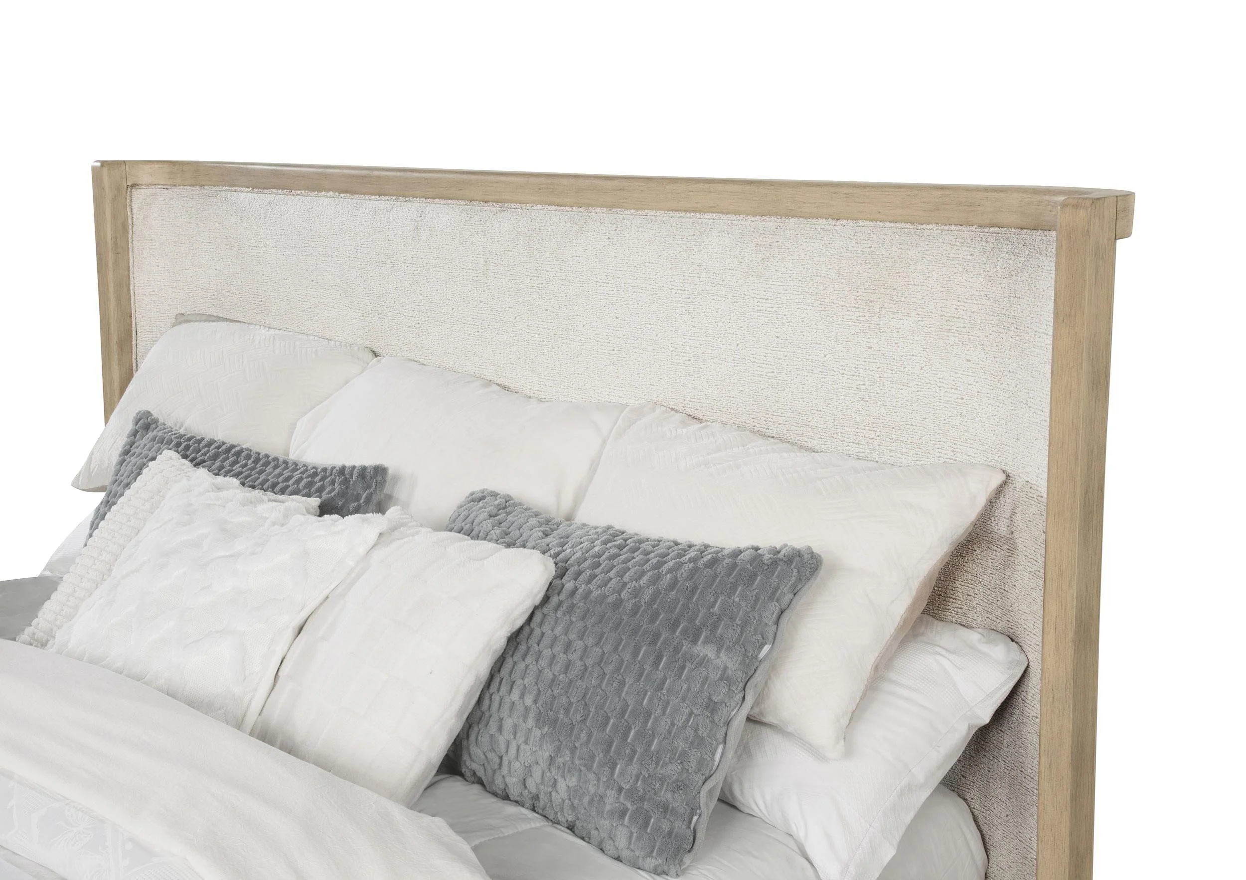 Kailani Beige Oak Wingback California King Platform Bed - Image 5