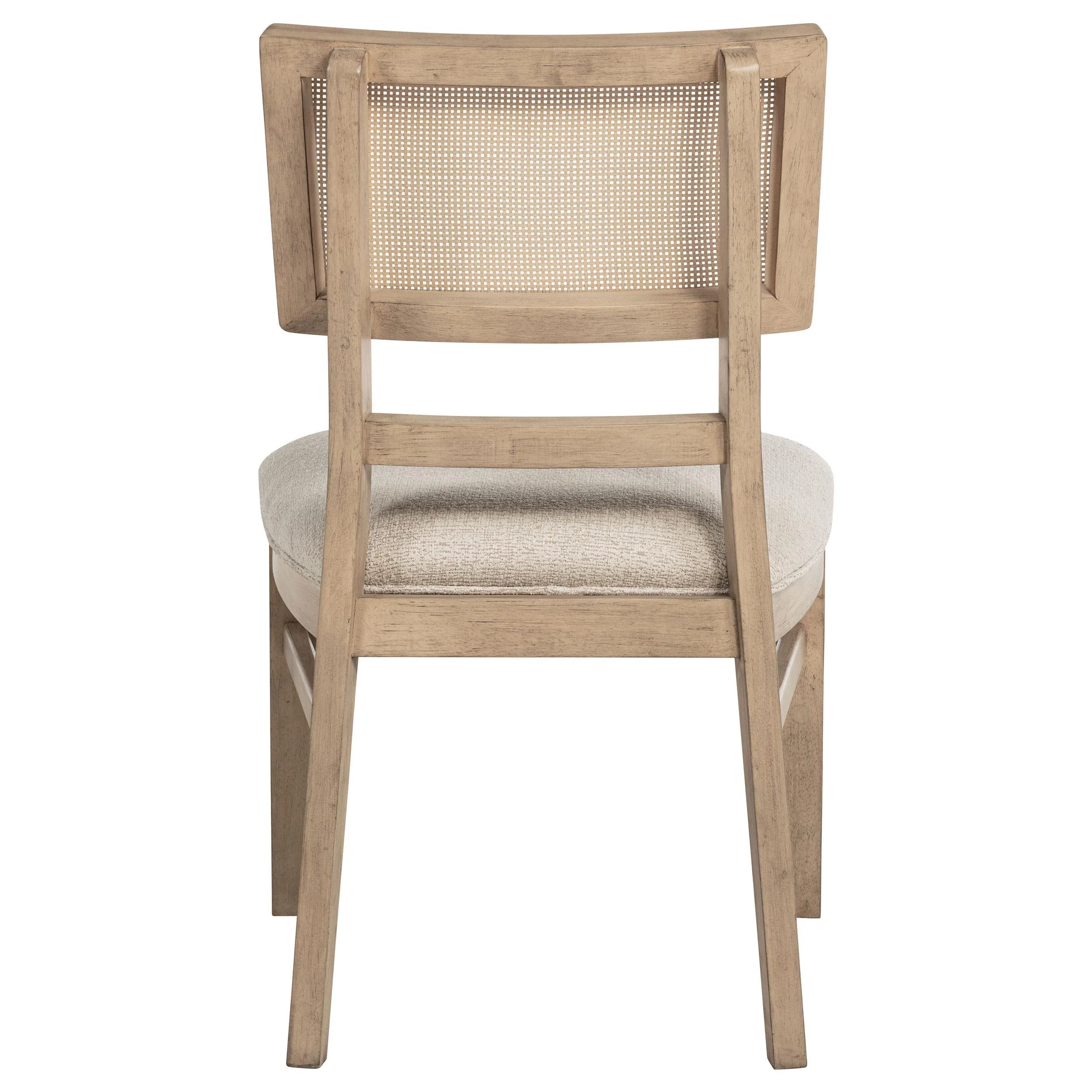 Kailani Radio Weave Cane Dining Side Chair Beige Oak, Set of 2 - Image 6