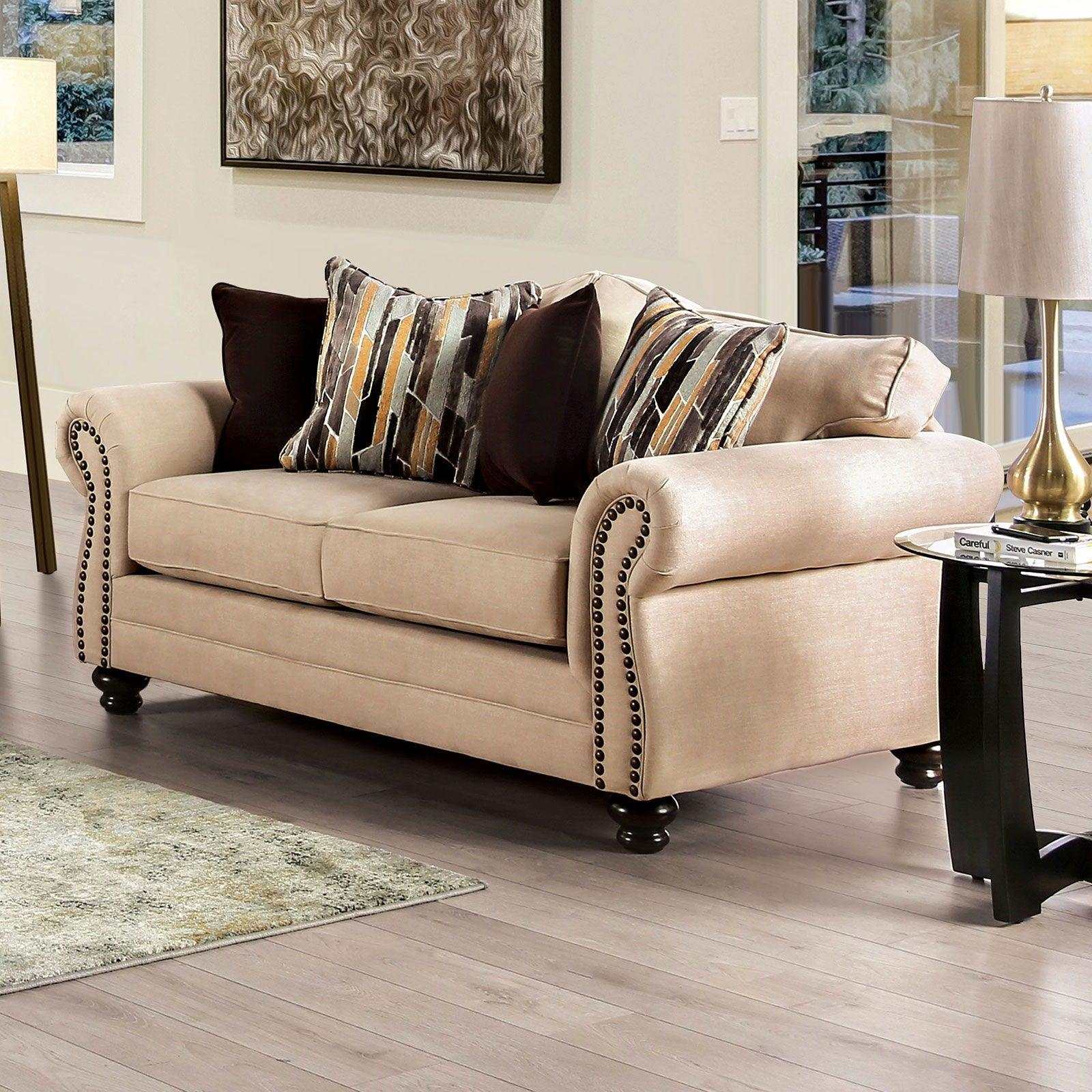 Kailyn Sand Stationary Sofa & Loveseat - Image 3