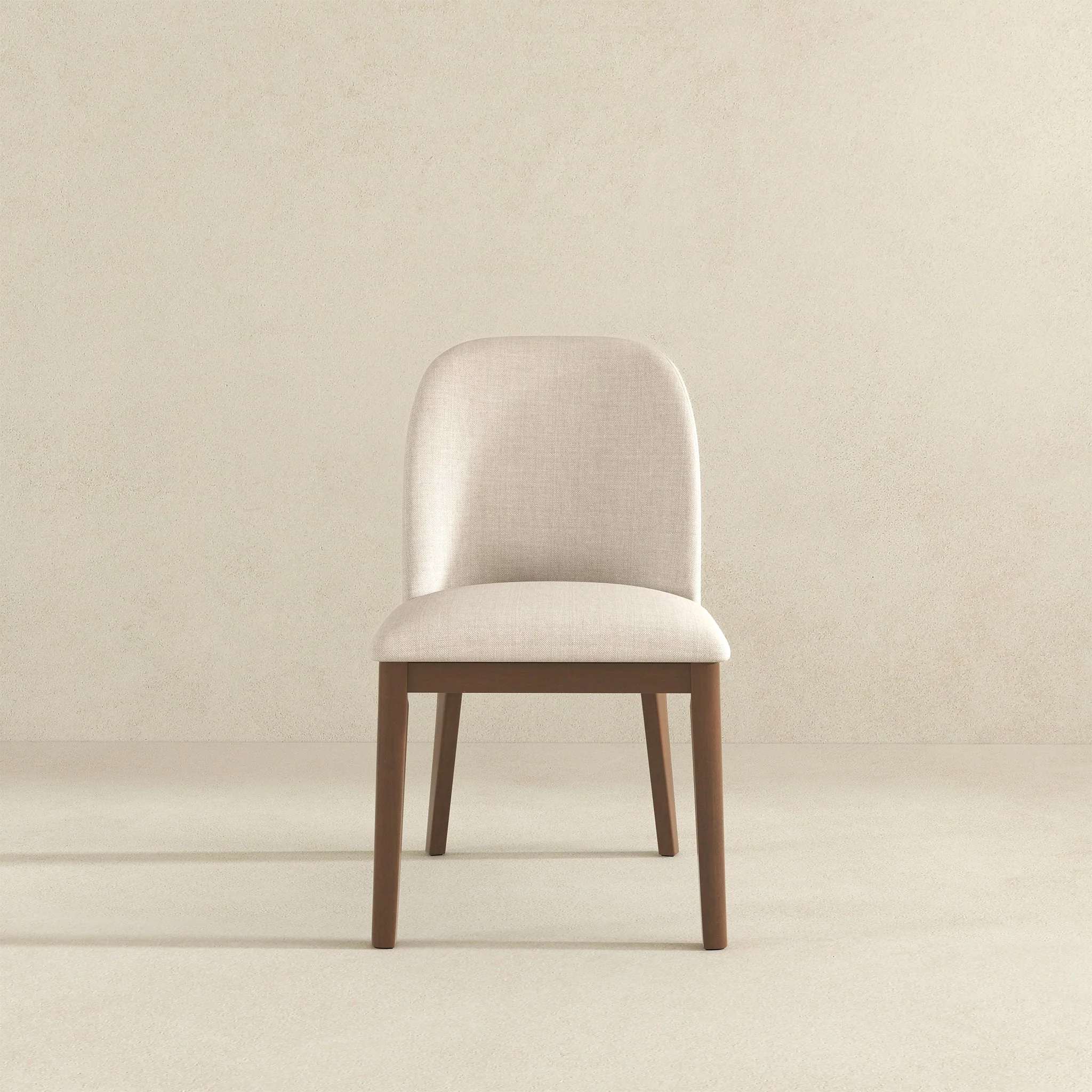 Kaitlyn Beige Fabric Dining Chair (Set Of 2) - Image 3