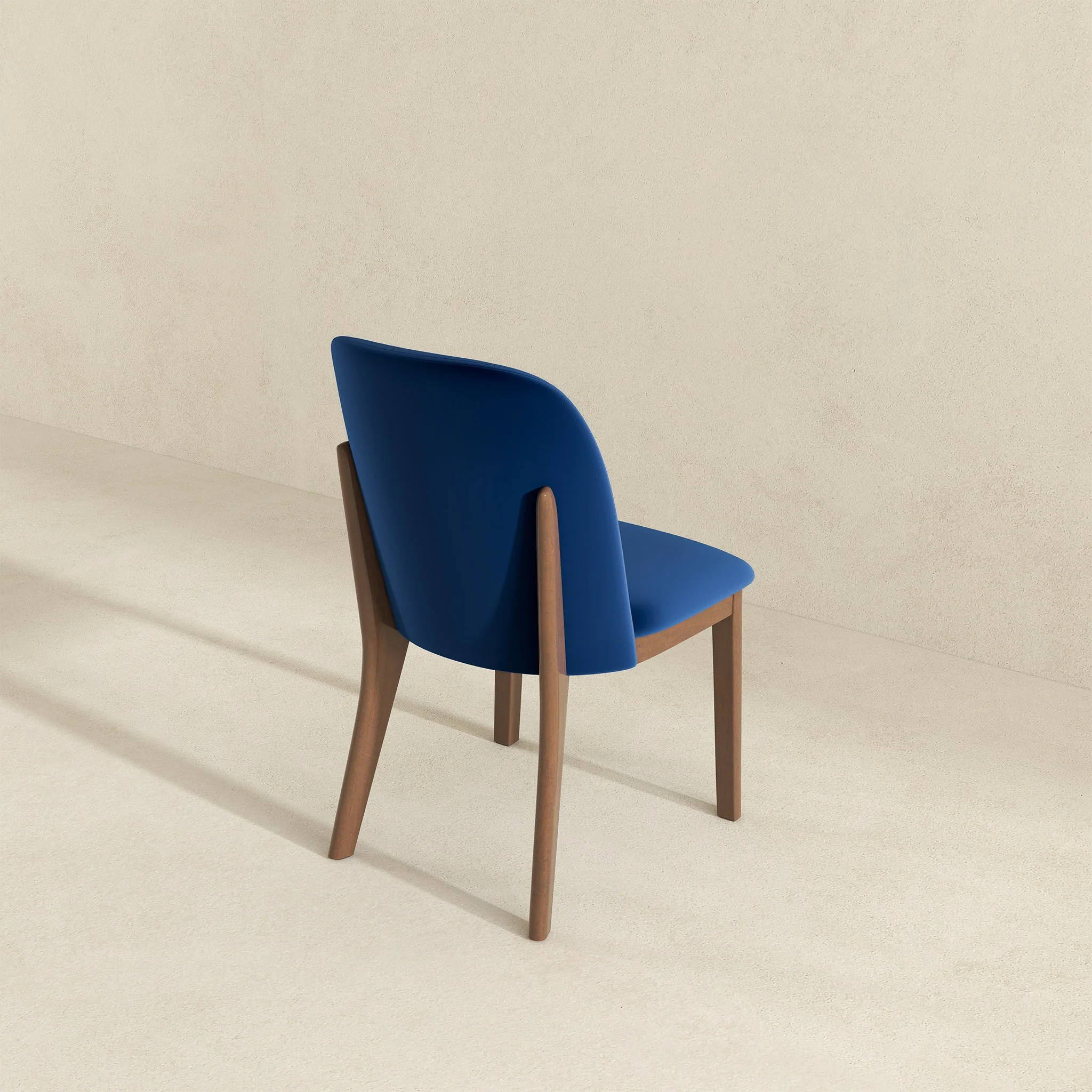 Kaitlyn  Navy Blue Velvet Dining Chair (Set Of 2) - Image 6