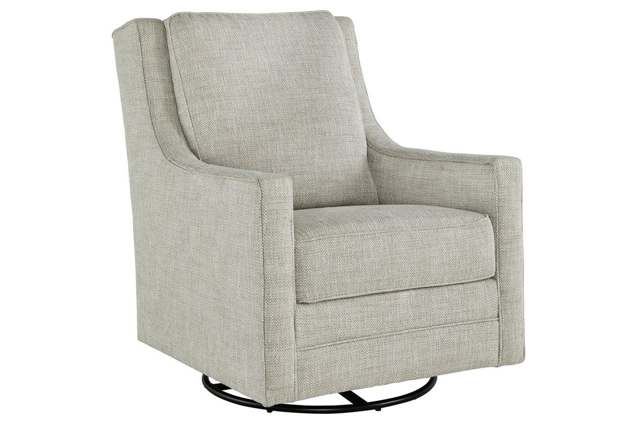 Kambria Fog Swivel Glider Accent Chair - Image 2