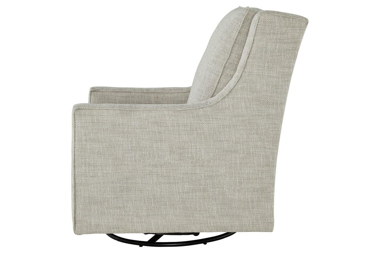 Kambria Fog Swivel Glider Accent Chair - Image 4