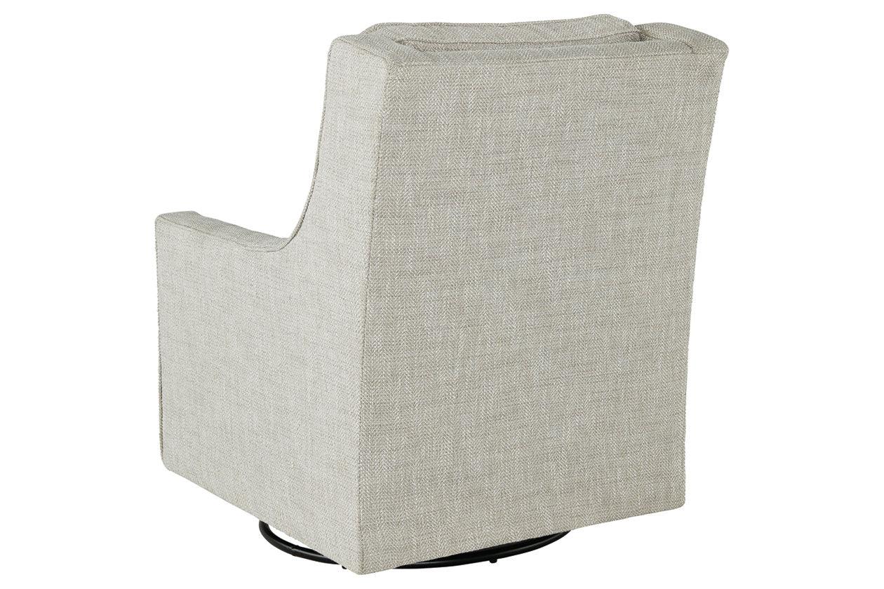 Kambria Fog Swivel Glider Accent Chair - Image 5