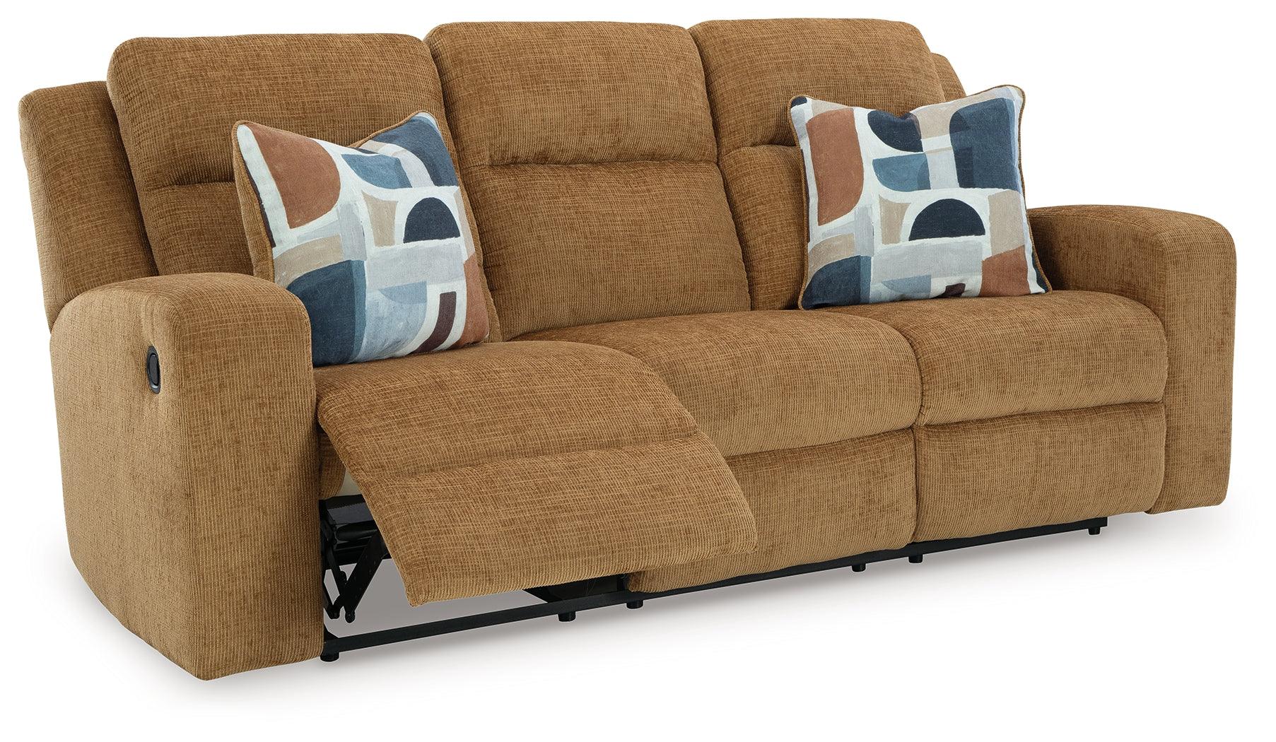 Kanlow Honey Manual Reclining Sofa - Image 3