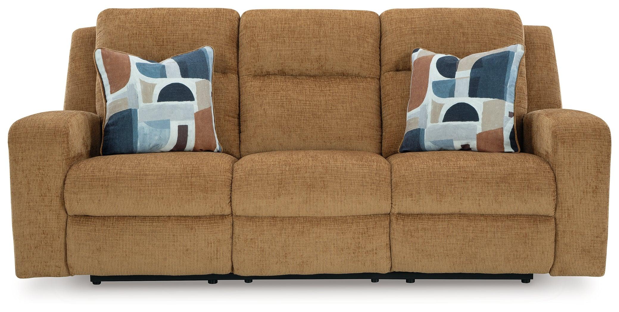 Kanlow Honey Manual Reclining Sofa - Image 4