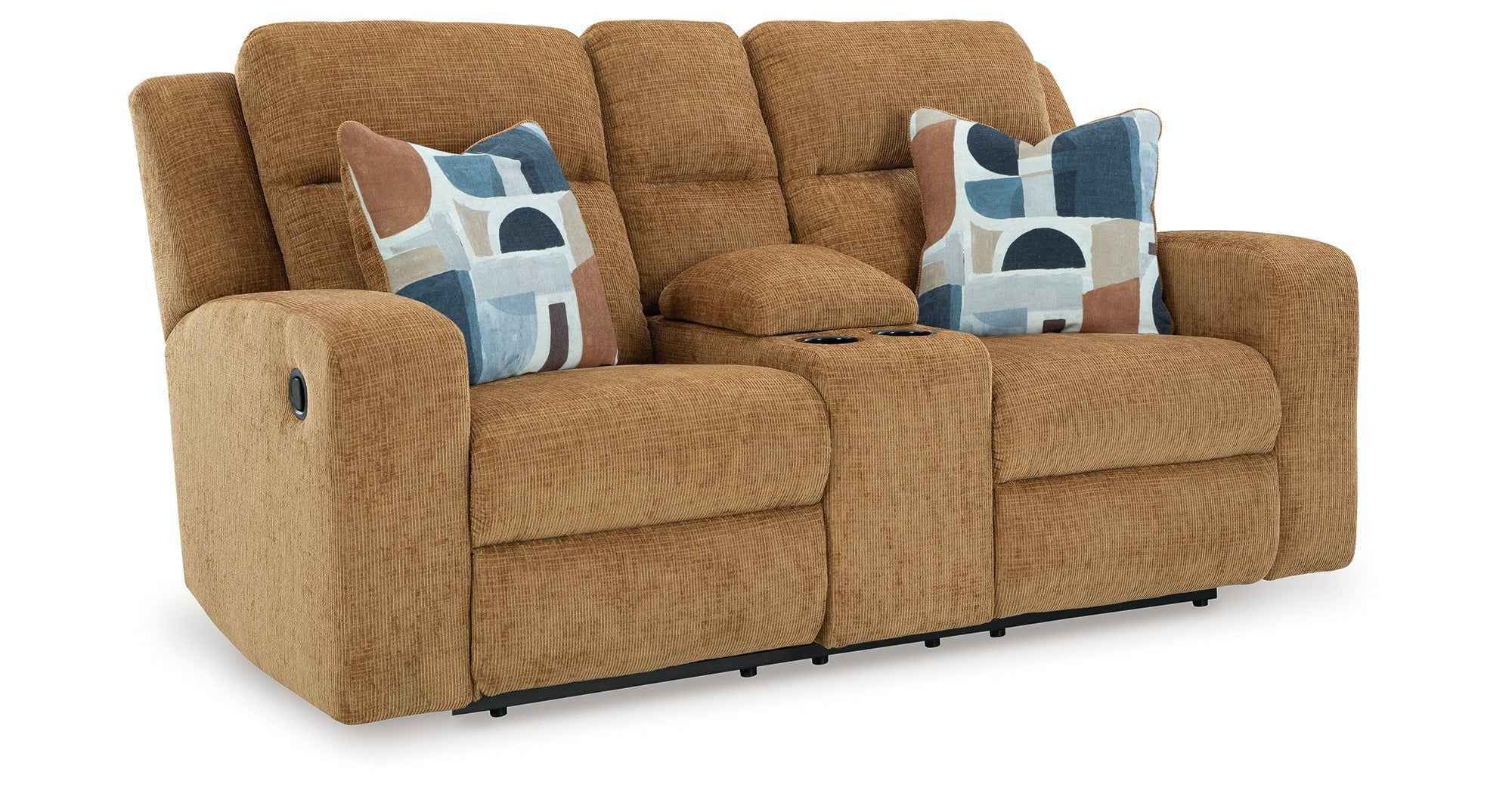 Kanlow Honey Reclining Sofa and Loveseat - Image 13