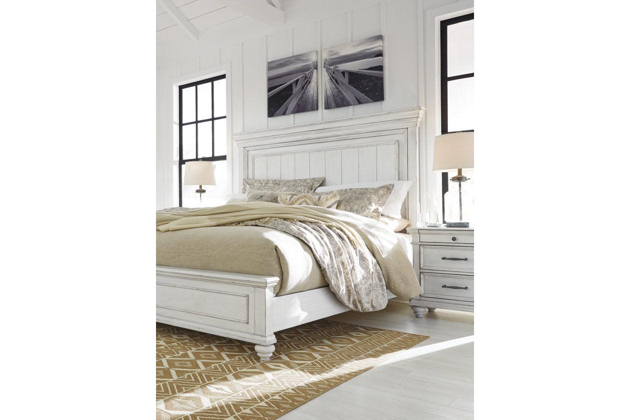 Kanwyn Whitewash California King Panel Bed - Image 15