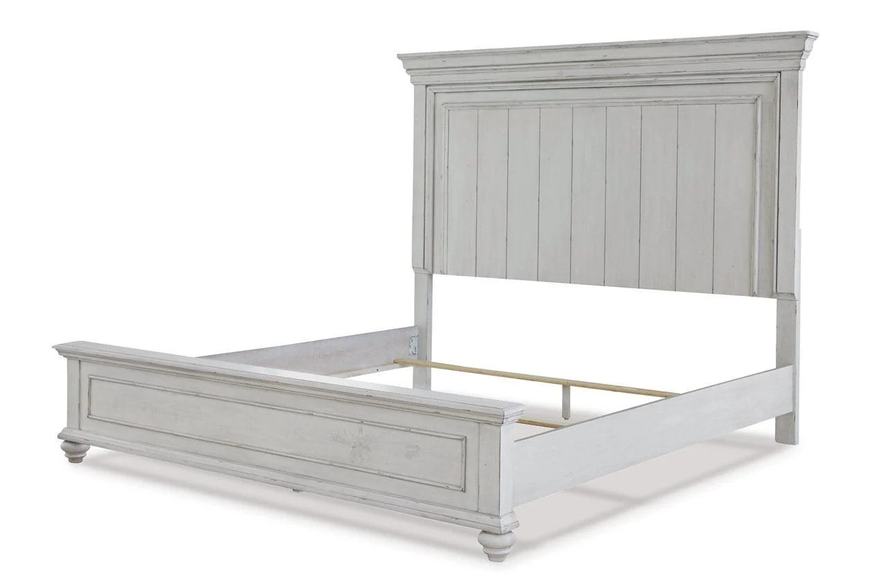 Kanwyn Whitewash Queen Panel Bed - Image 5
