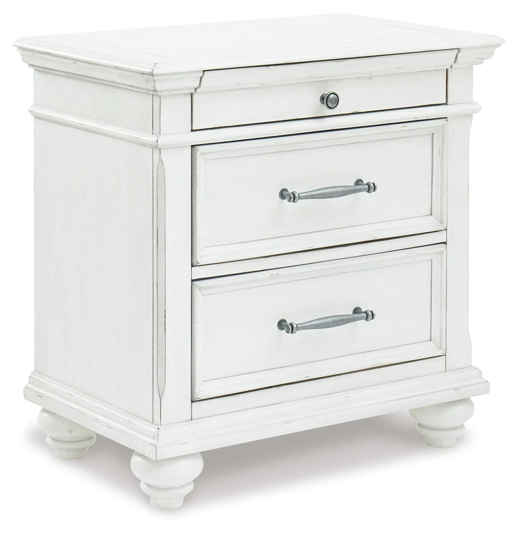 Kanwyn Whitewash Storage Panel Bedroom Set - Image 20