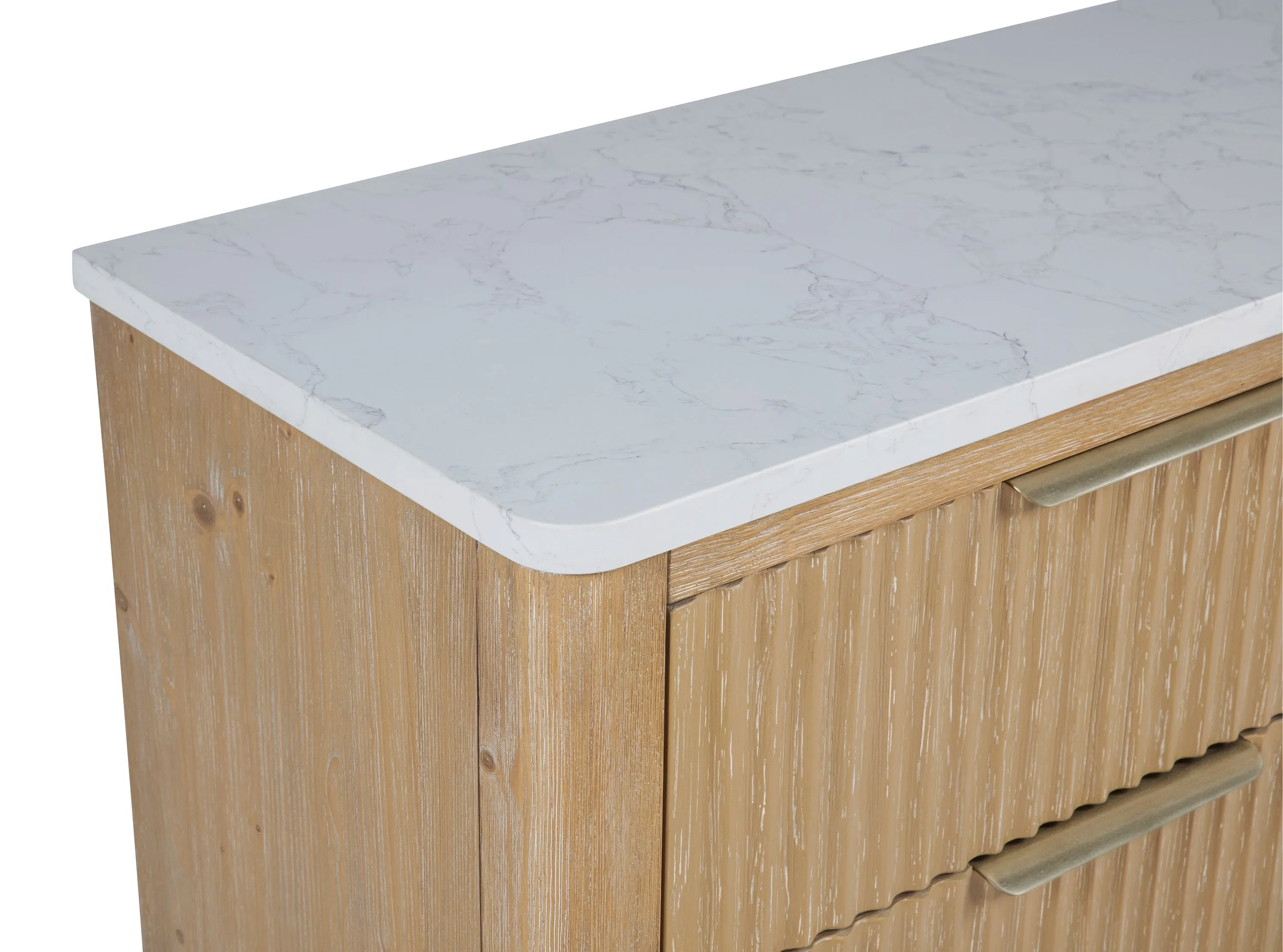 Kara Cerused Natural Bedroom Set - Image 6