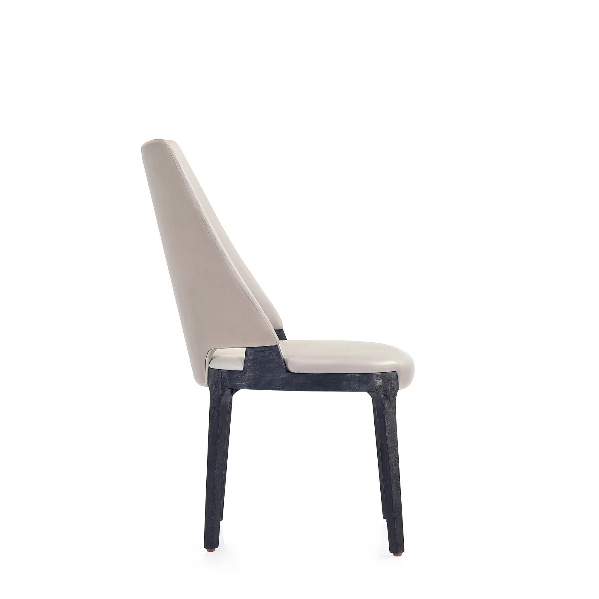 Kara Dining Side Chair in Light Grey (set of 2) - Image 6