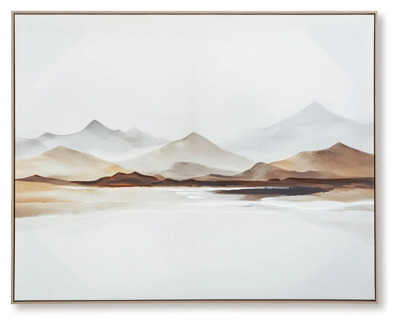 Karalen White/Gray/Brown Wall Art - Image 2