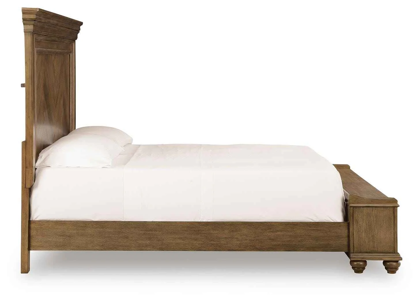 Karallin Medium Brown California King Panel Storage Bed - Image 4