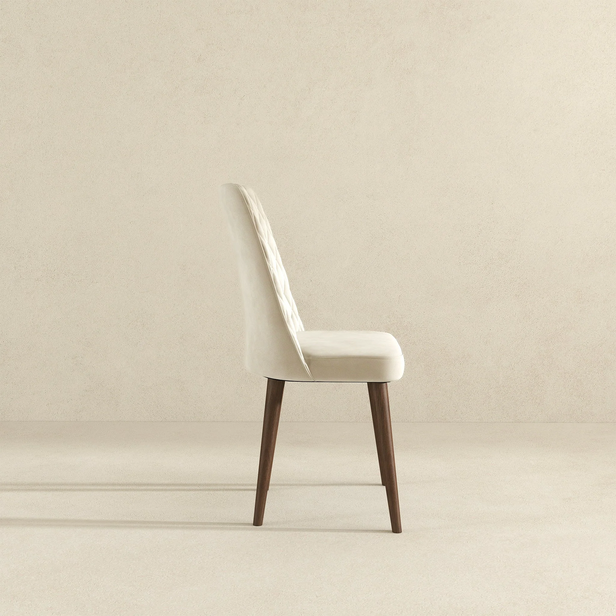 Katie Beige Velvet Dining Chair (Set Of 2) - Image 5